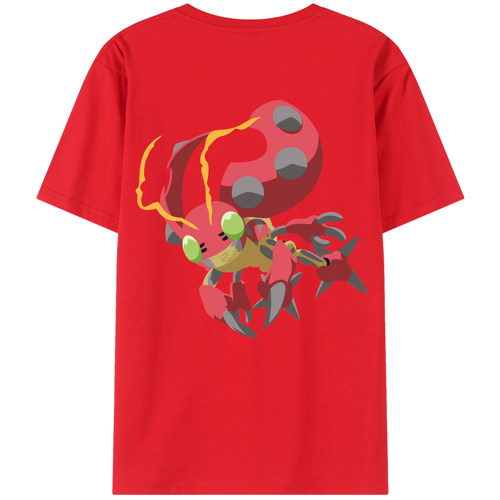 （画像用） Digimon デジタルモンスター/デジモン 綿100％半袖Tシャツ（背面プリント）
