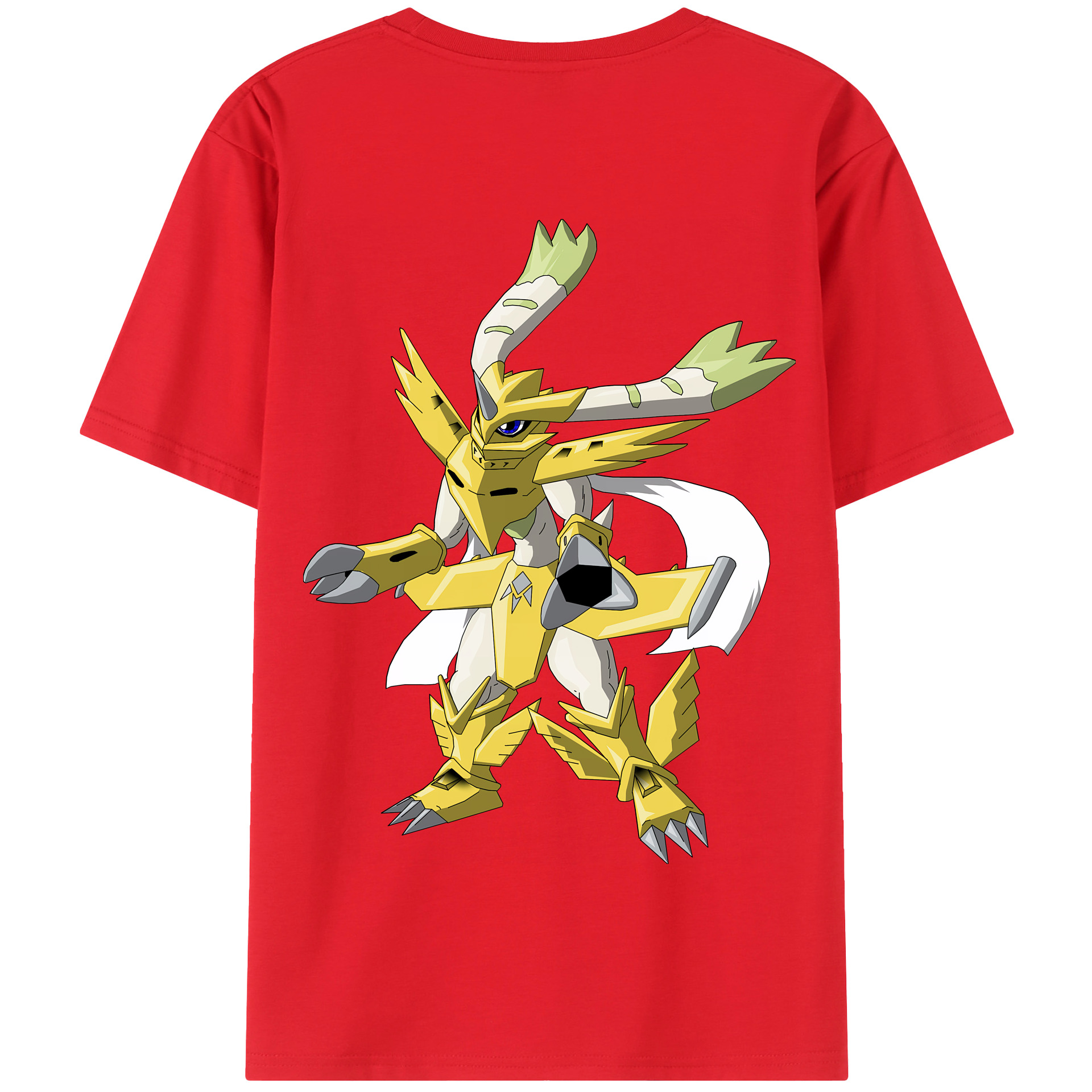 （画像用） Digimon デジタルモンスター/デジモン 綿100％半袖Tシャツ（背面プリント）