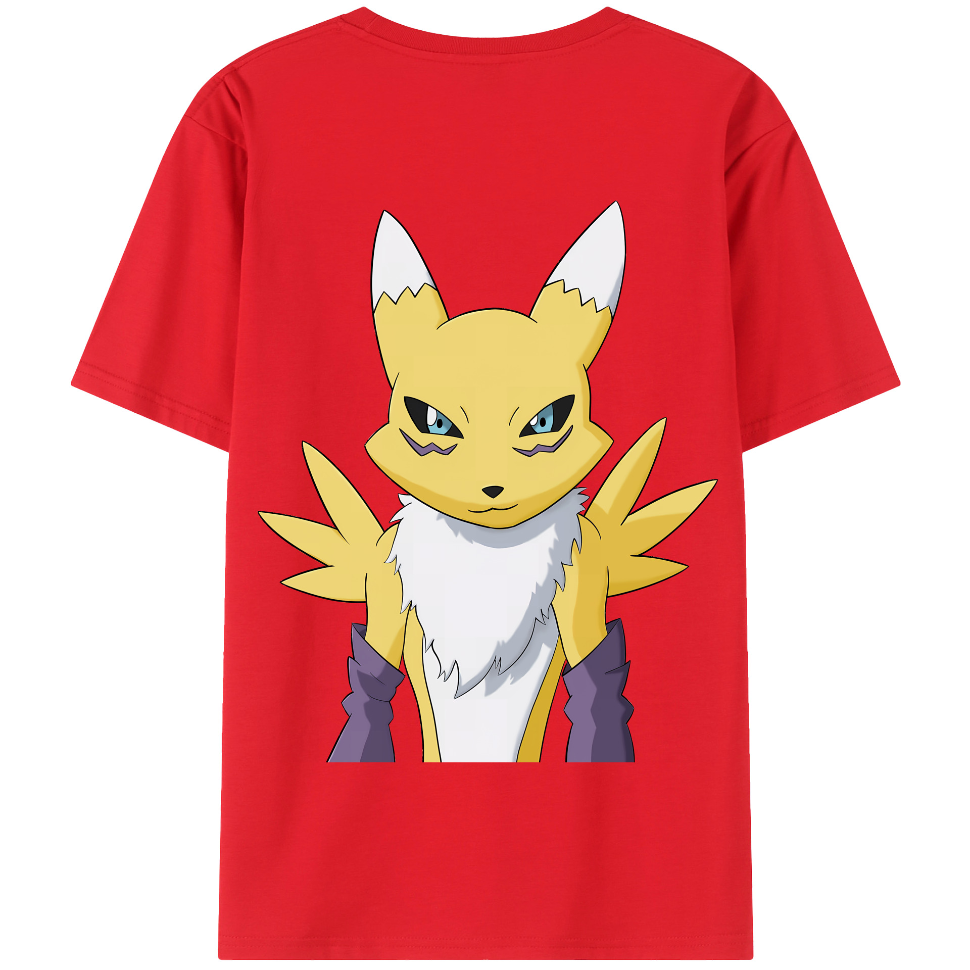 （画像用） Digimon デジタルモンスター/デジモン 綿100％半袖Tシャツ（背面プリント）