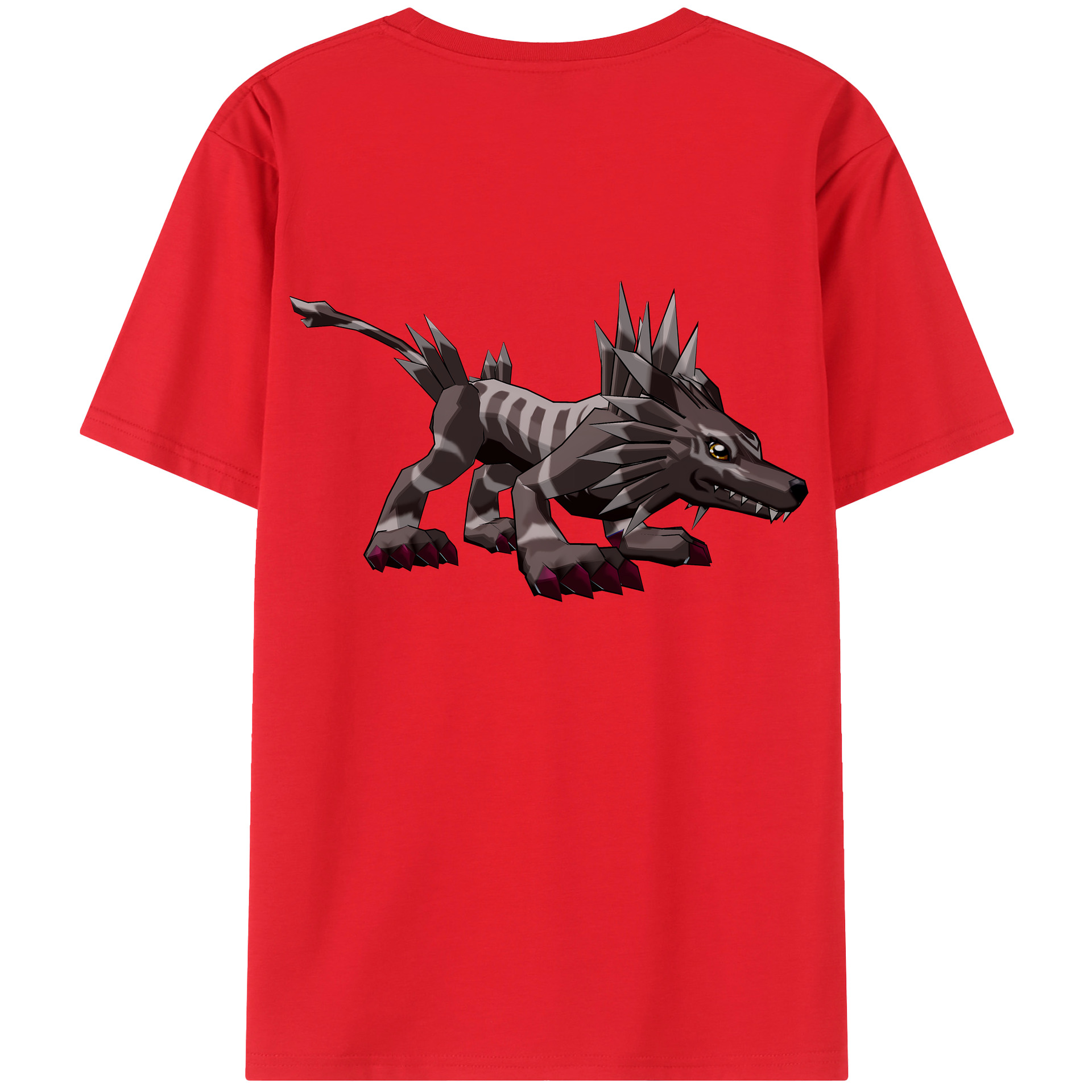 （画像用） Digimon デジタルモンスター/デジモン 綿100％半袖Tシャツ（背面プリント）