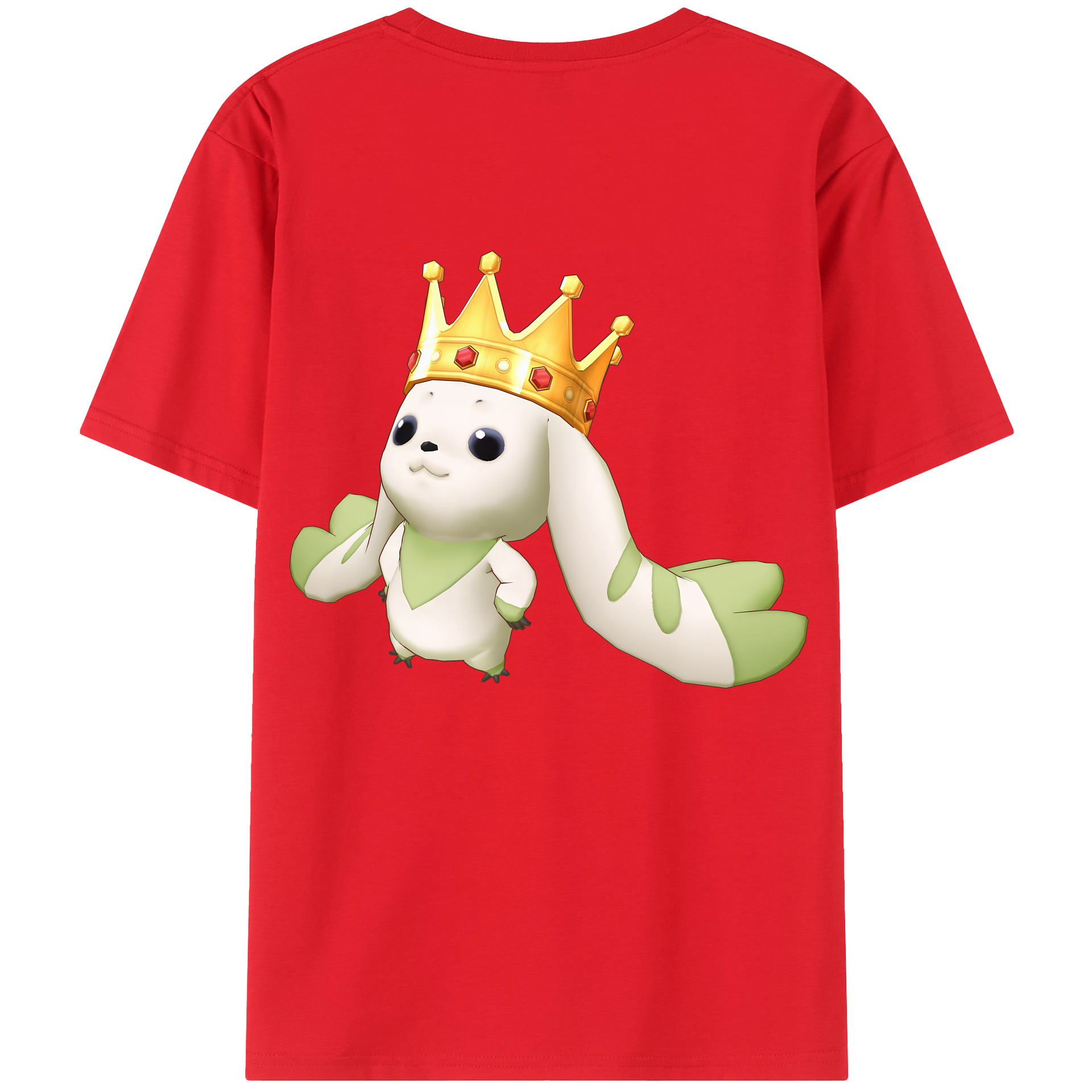 （画像用） Digimon デジタルモンスター/デジモン 綿100％半袖Tシャツ（背面プリント）
