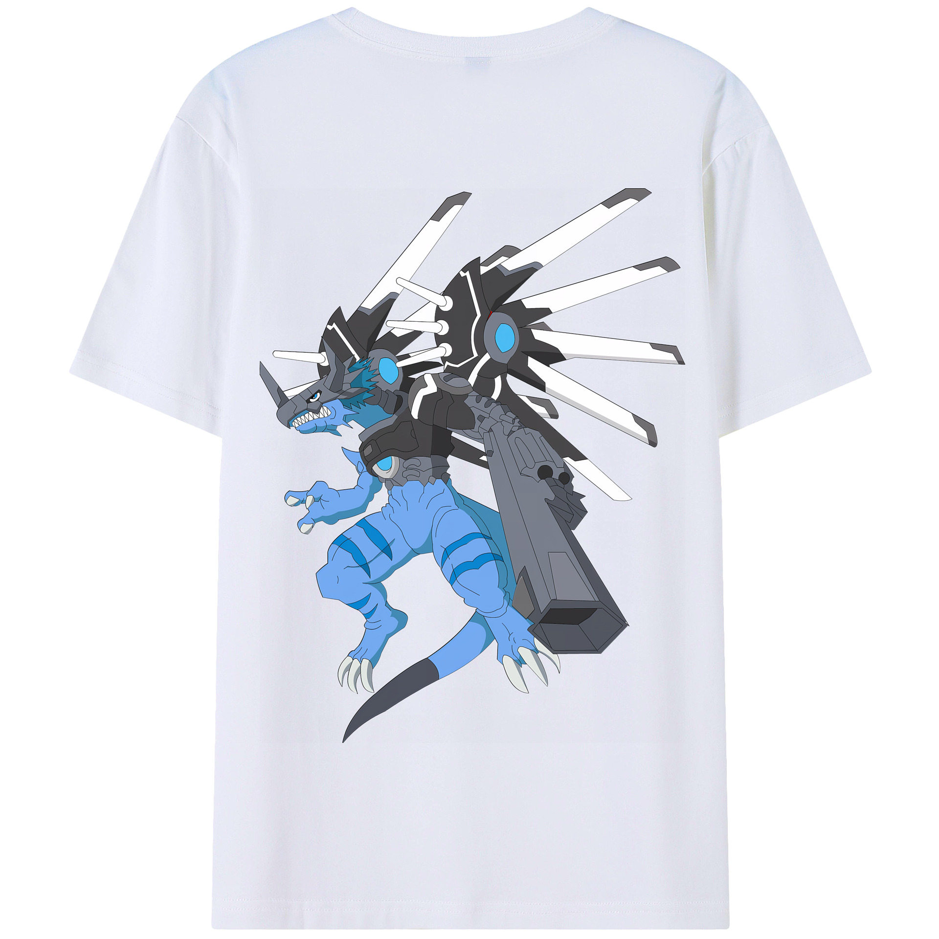 （画像用） Digimon デジタルモンスター/デジモン 綿100％半袖Tシャツ（背面プリント）
