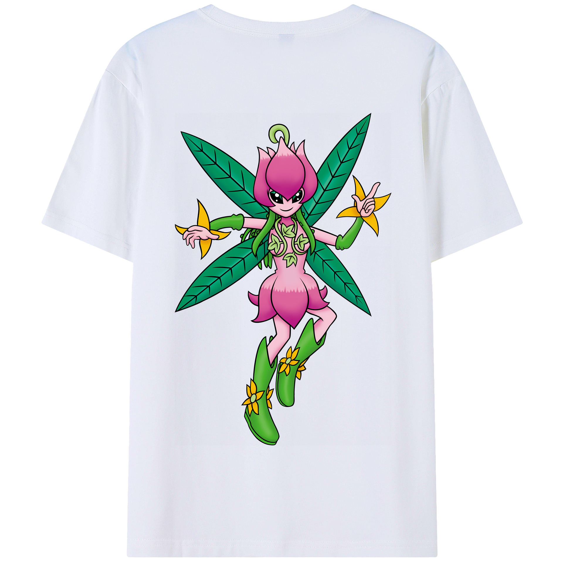 （画像用） Digimon デジタルモンスター/デジモン 綿100％半袖Tシャツ（背面プリント）