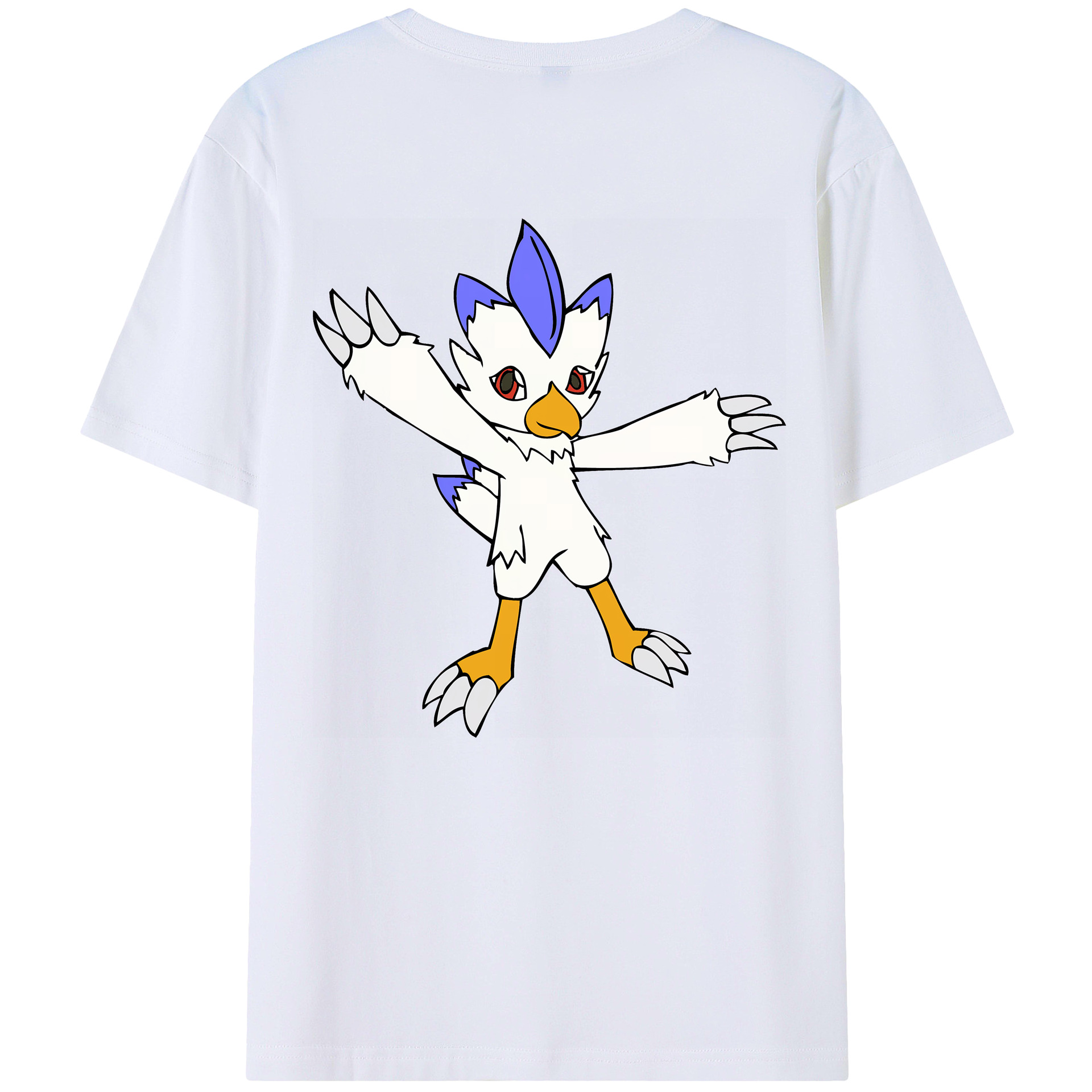 （画像用） Digimon デジタルモンスター/デジモン 綿100％半袖Tシャツ（背面プリント）