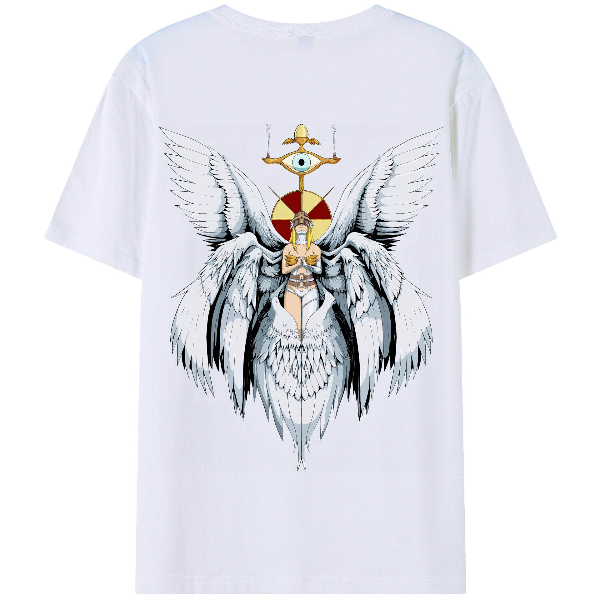 （画像用） Digimon デジタルモンスター/デジモン 綿100％半袖Tシャツ（背面プリント）