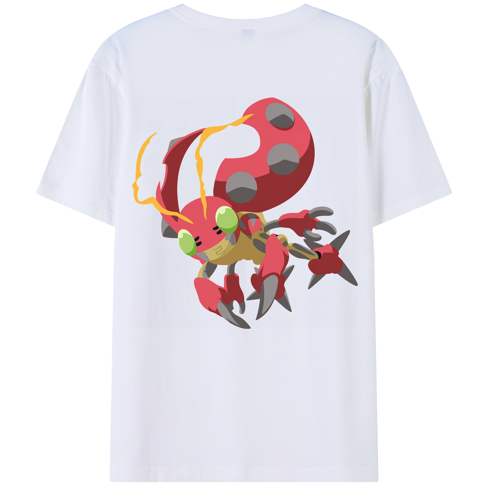 （画像用） Digimon デジタルモンスター/デジモン 綿100％半袖Tシャツ（背面プリント）