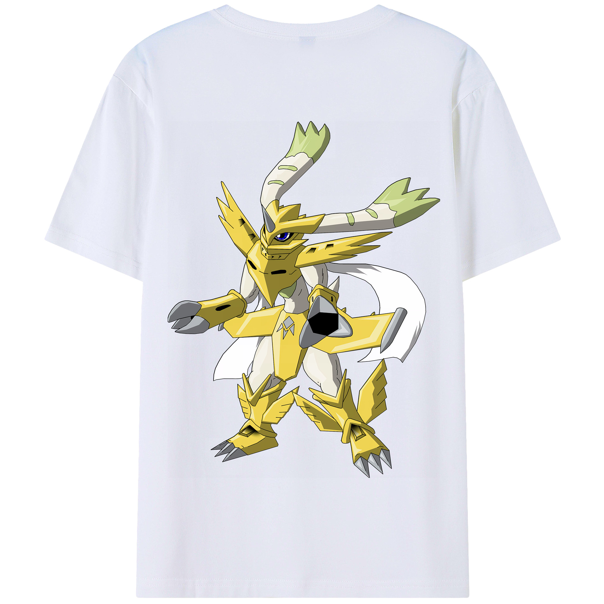 （画像用） Digimon デジタルモンスター/デジモン 綿100％半袖Tシャツ（背面プリント）