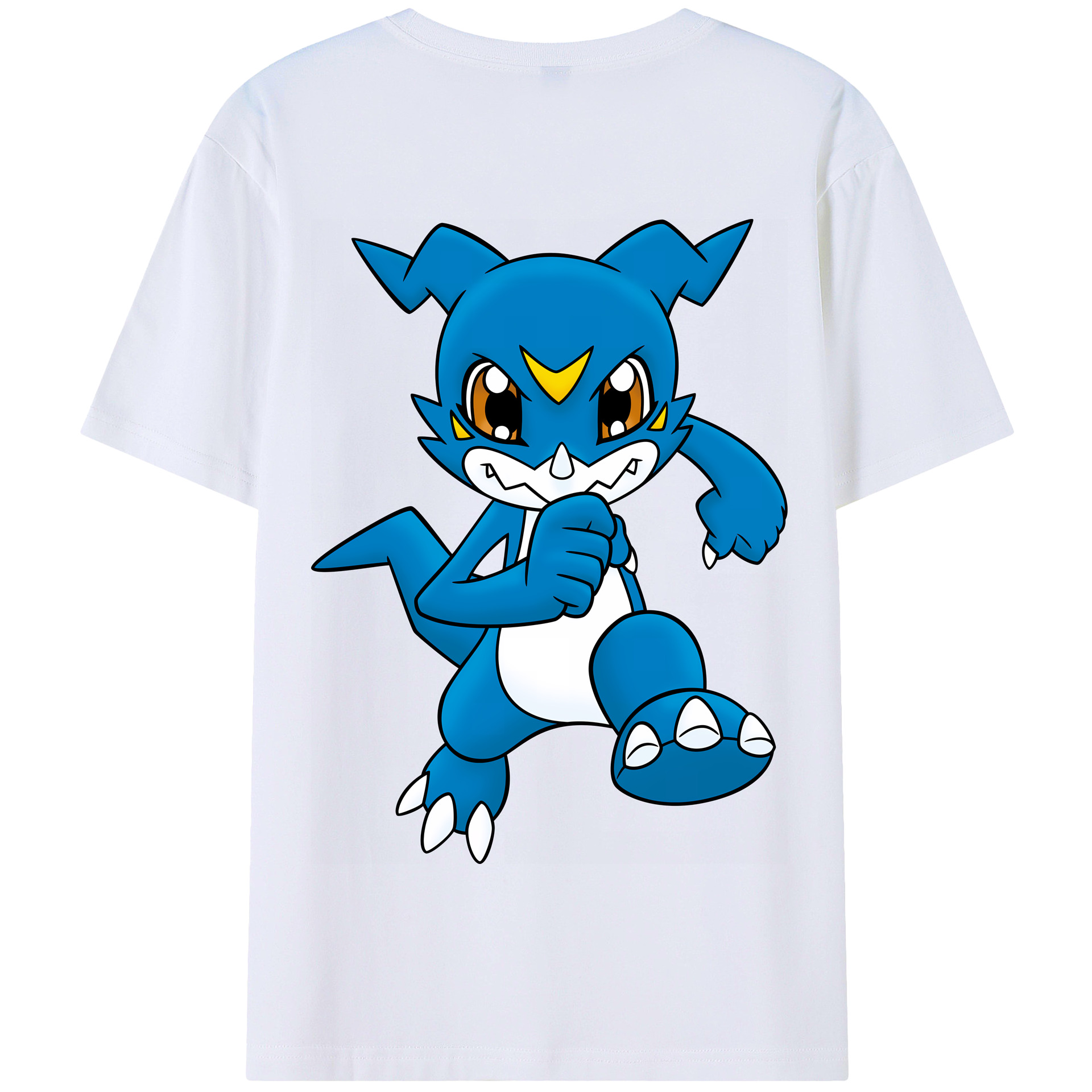（画像用） Digimon デジタルモンスター/デジモン 綿100％半袖Tシャツ（背面プリント）