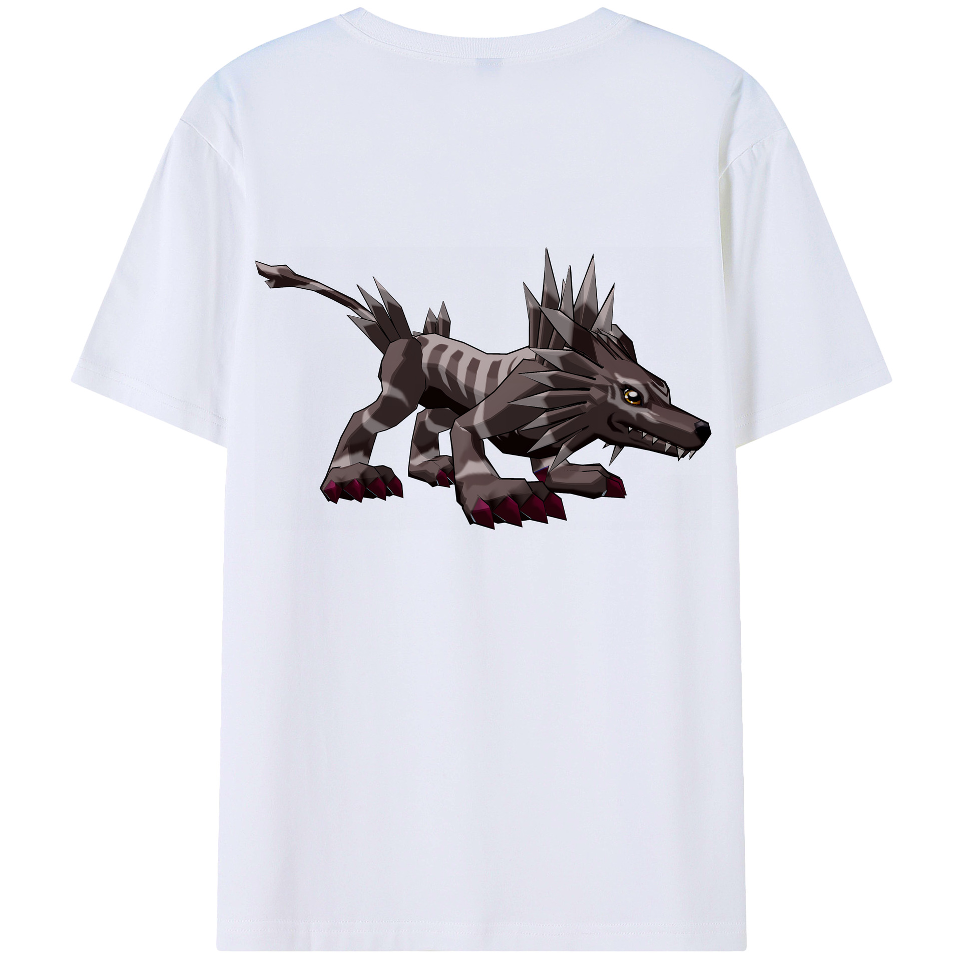 （画像用） Digimon デジタルモンスター/デジモン 綿100％半袖Tシャツ（背面プリント）