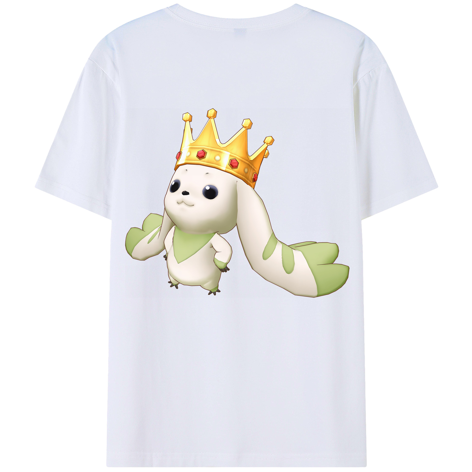 （画像用） Digimon デジタルモンスター/デジモン 綿100％半袖Tシャツ（背面プリント）