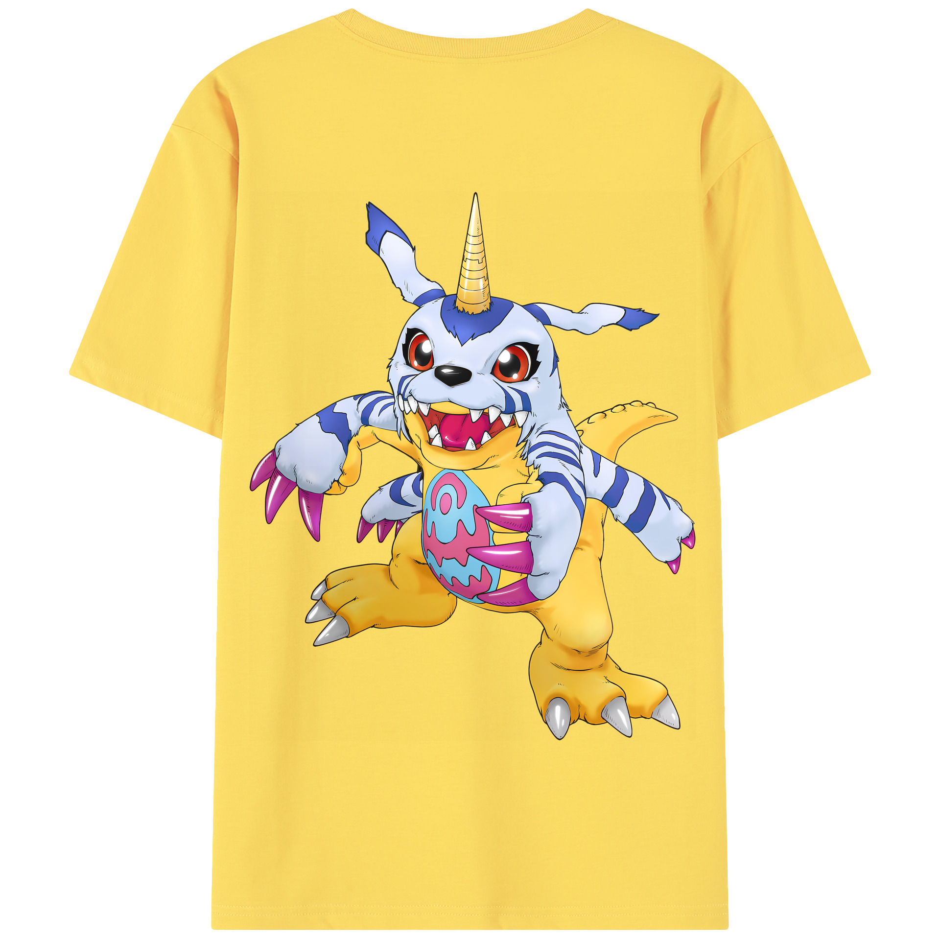 （画像用） Digimon デジタルモンスター/デジモン 綿100％半袖Tシャツ（背面プリント）