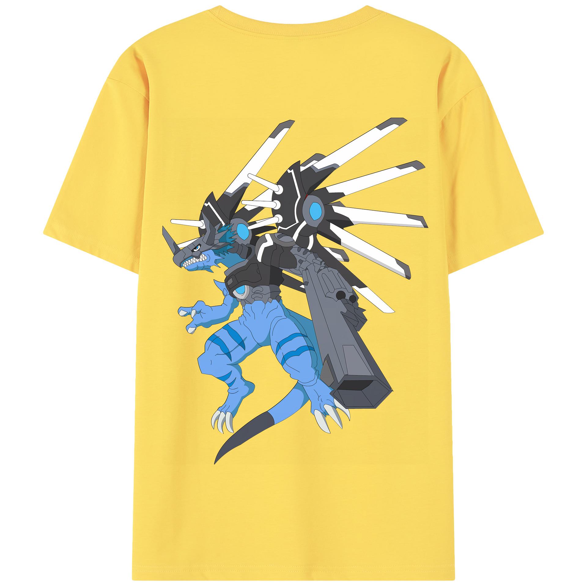 （画像用） Digimon デジタルモンスター/デジモン 綿100％半袖Tシャツ（背面プリント）