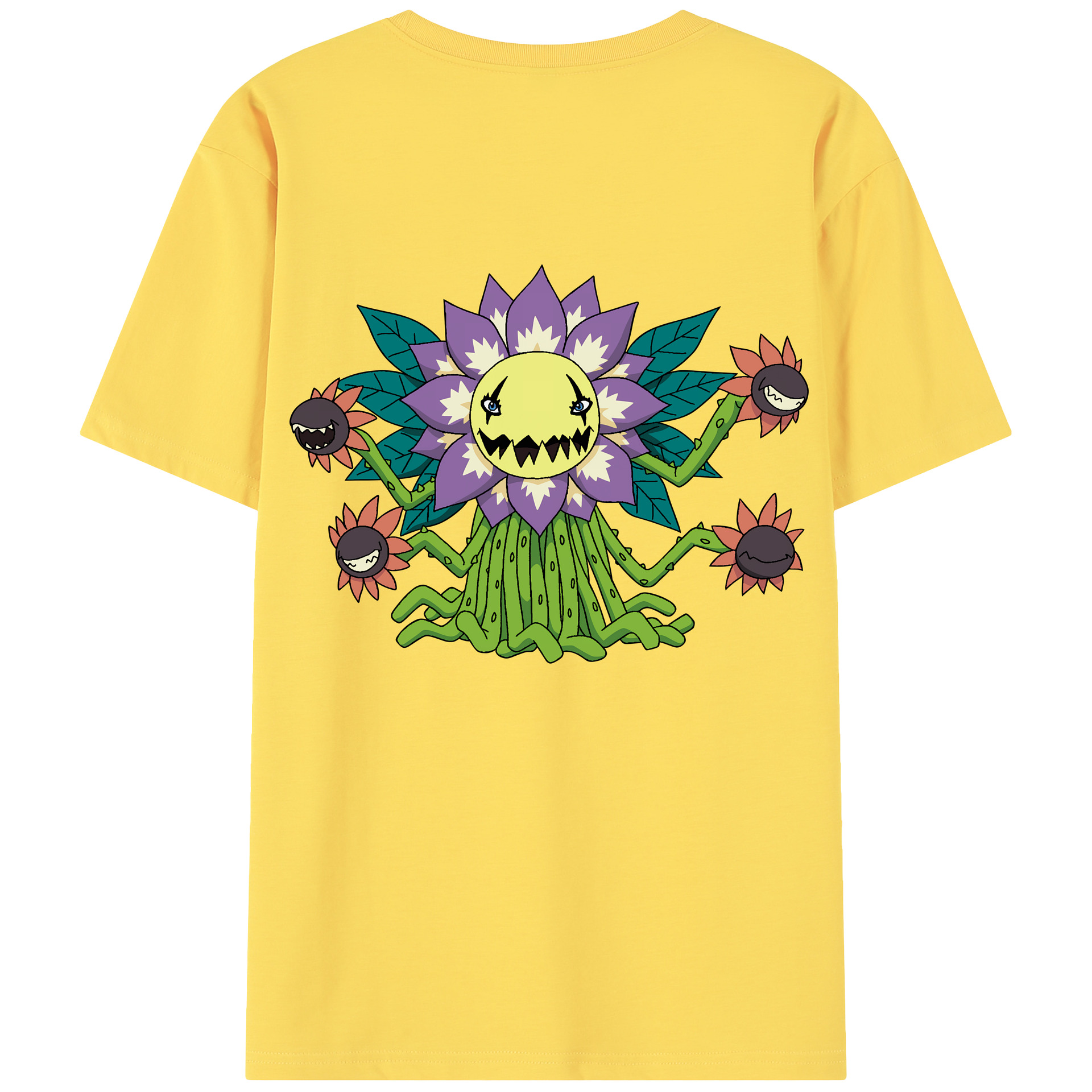 （画像用） Digimon デジタルモンスター/デジモン 綿100％半袖Tシャツ（背面プリント）