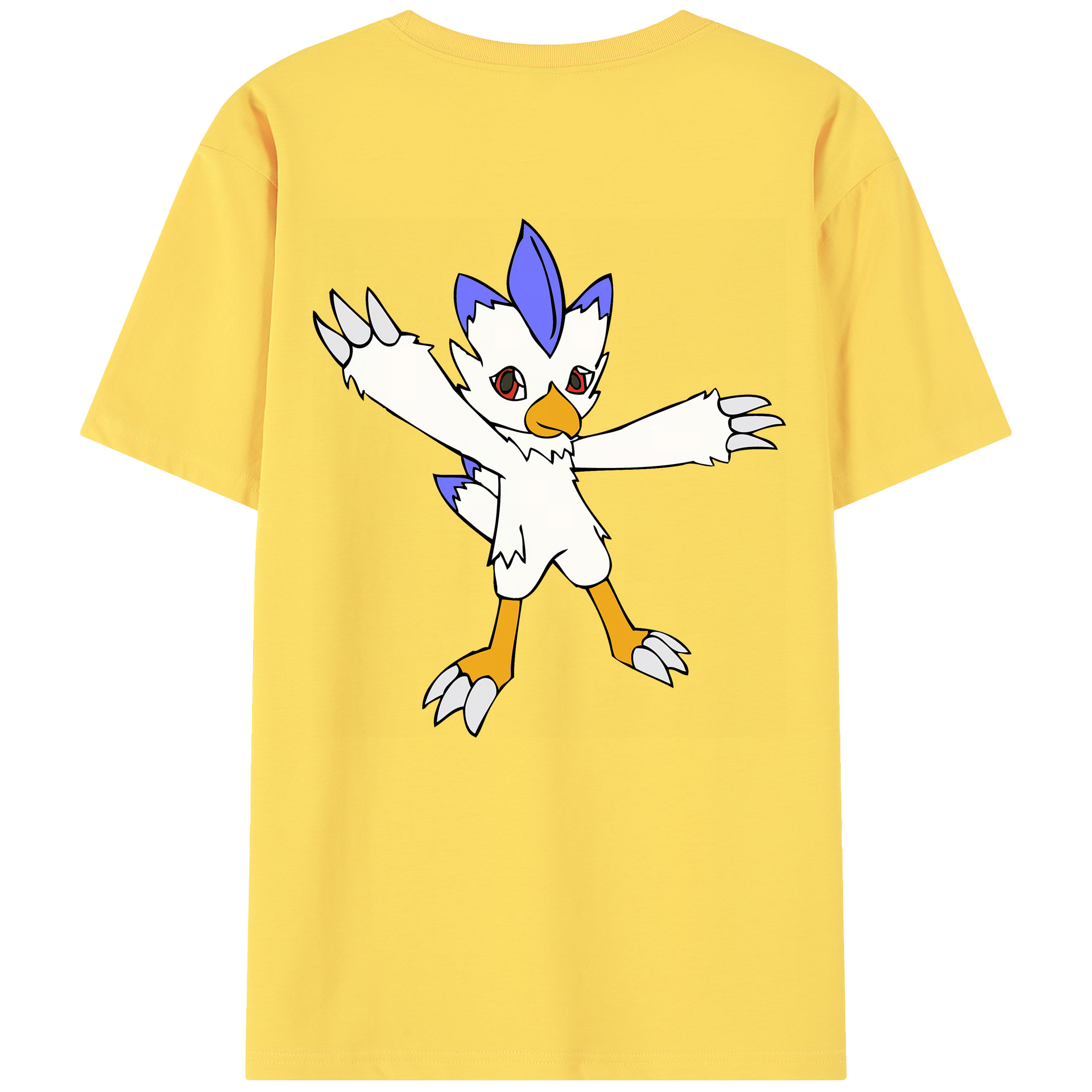 （画像用） Digimon デジタルモンスター/デジモン 綿100％半袖Tシャツ（背面プリント）