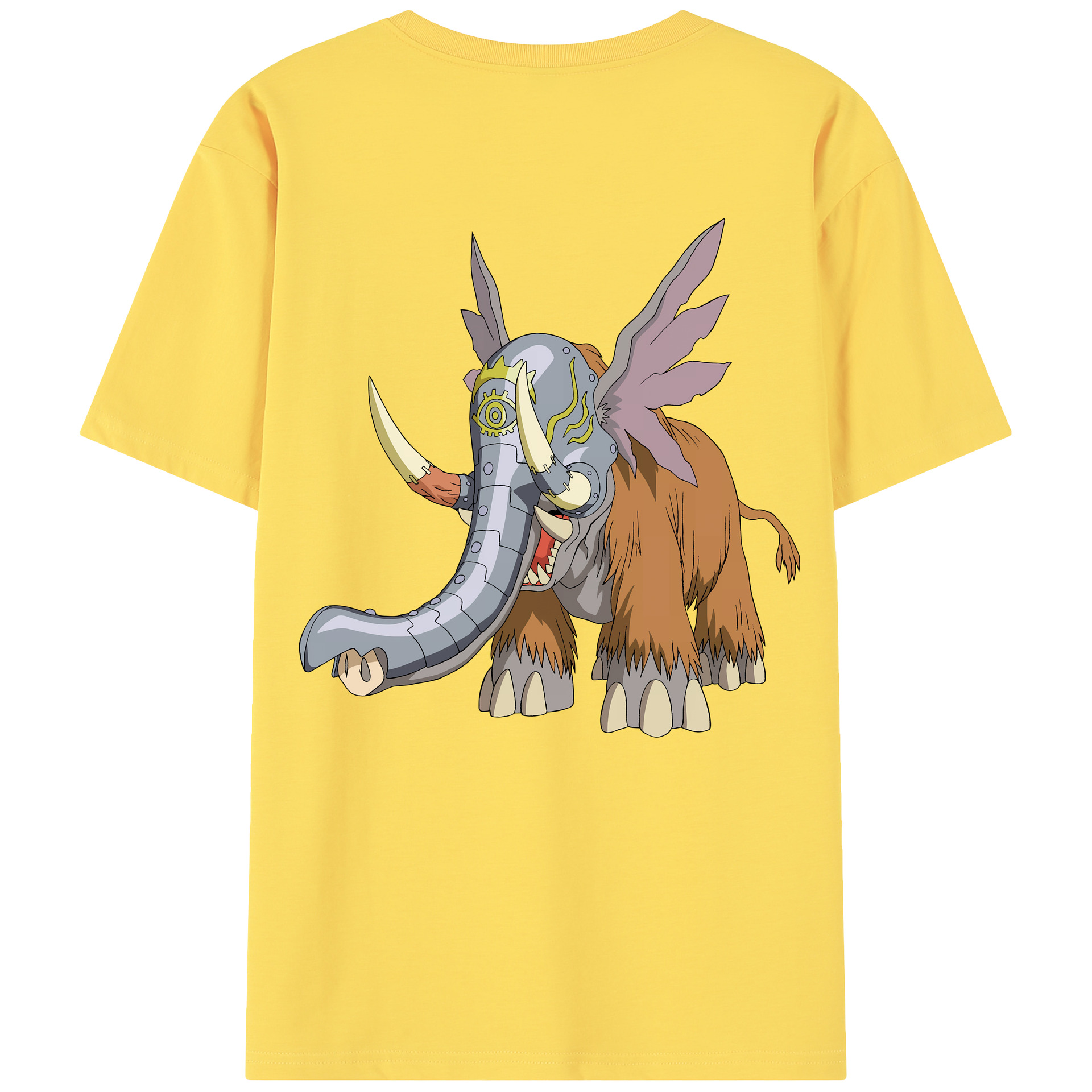 （画像用） Digimon デジタルモンスター/デジモン 綿100％半袖Tシャツ（背面プリント）