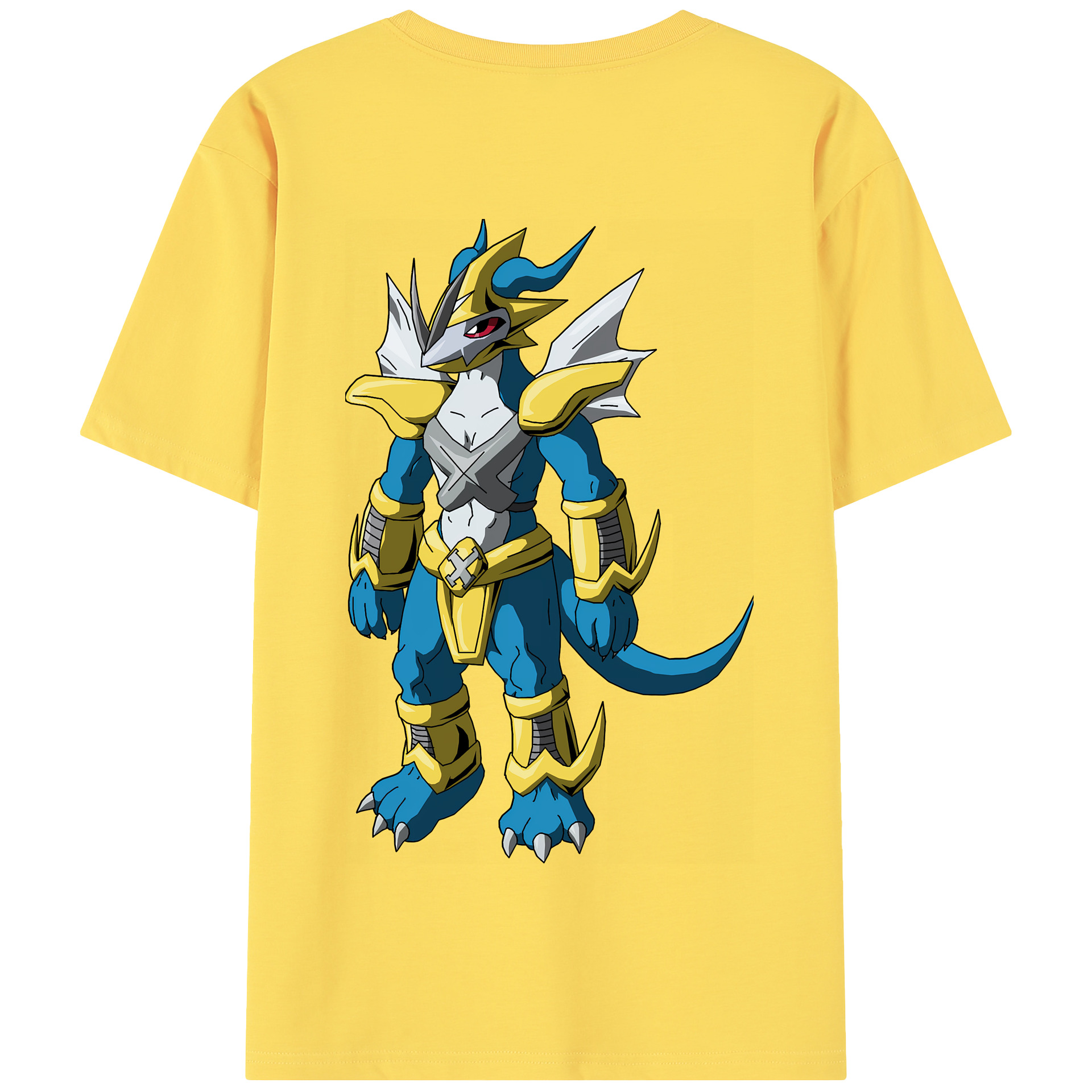 （画像用） Digimon デジタルモンスター/デジモン 綿100％半袖Tシャツ（背面プリント）