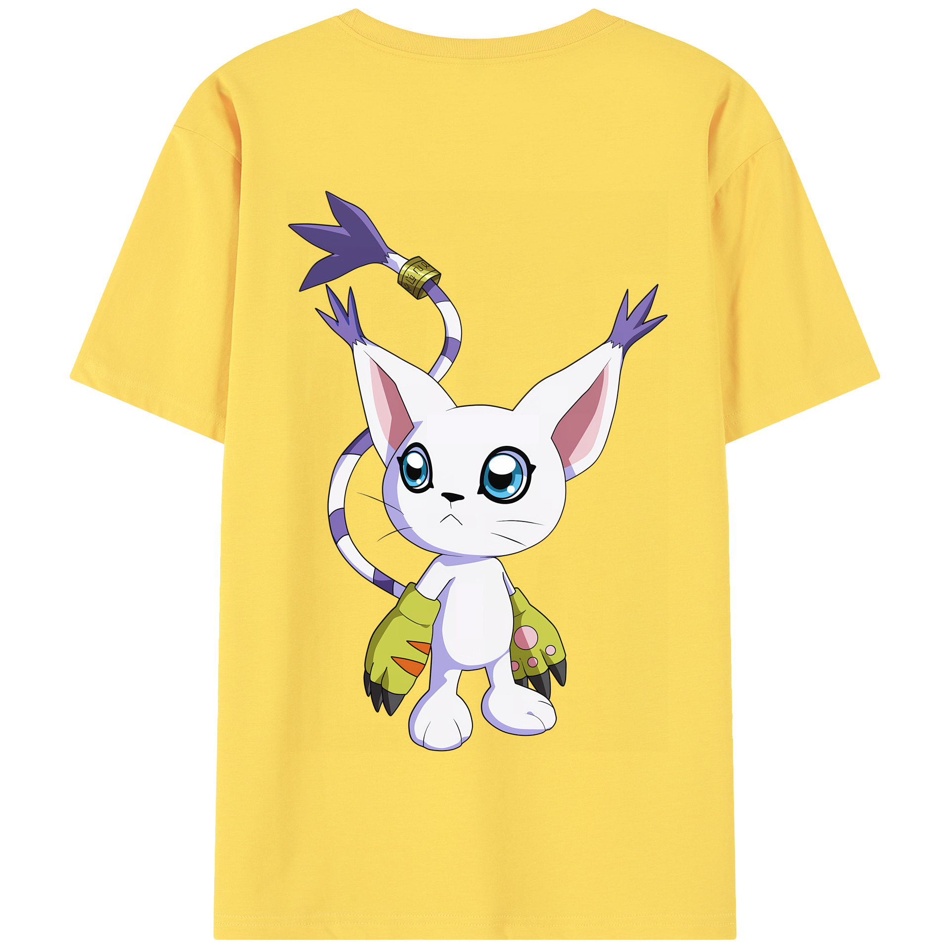 （画像用） Digimon デジタルモンスター/デジモン 綿100％半袖Tシャツ（背面プリント）