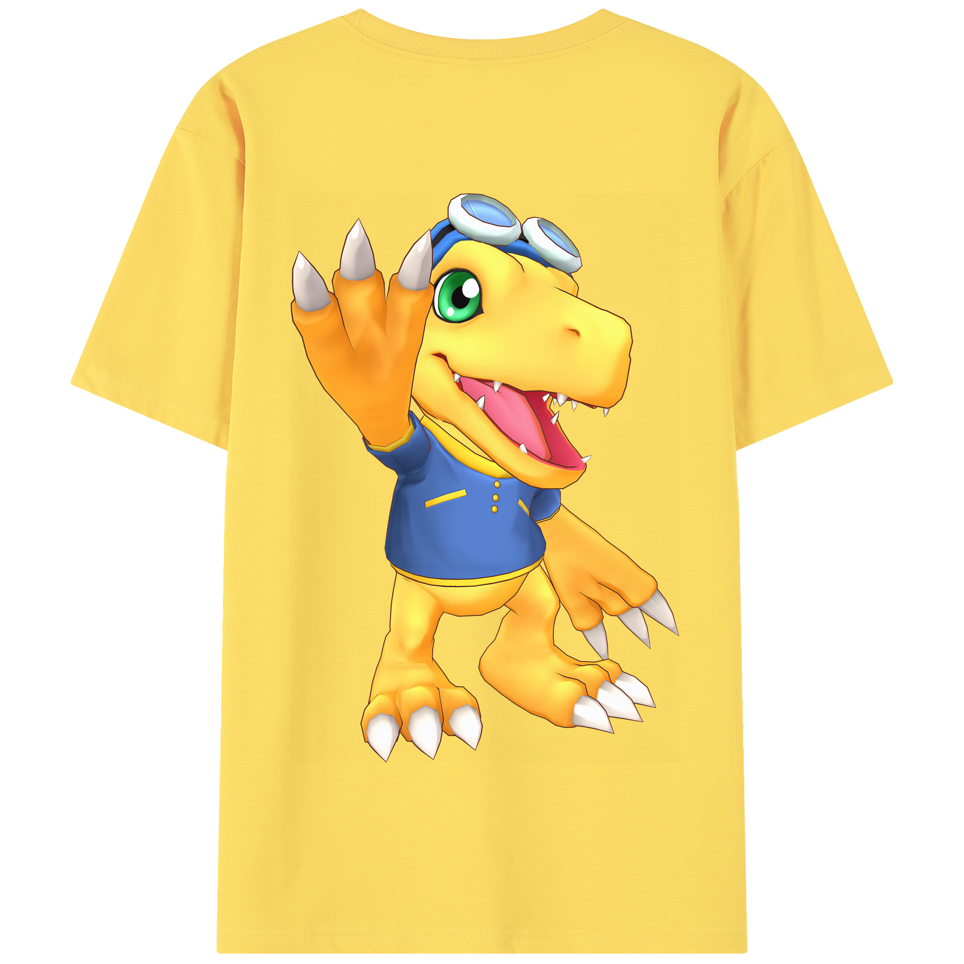 （画像用） Digimon デジタルモンスター/デジモン 綿100％半袖Tシャツ（背面プリント）