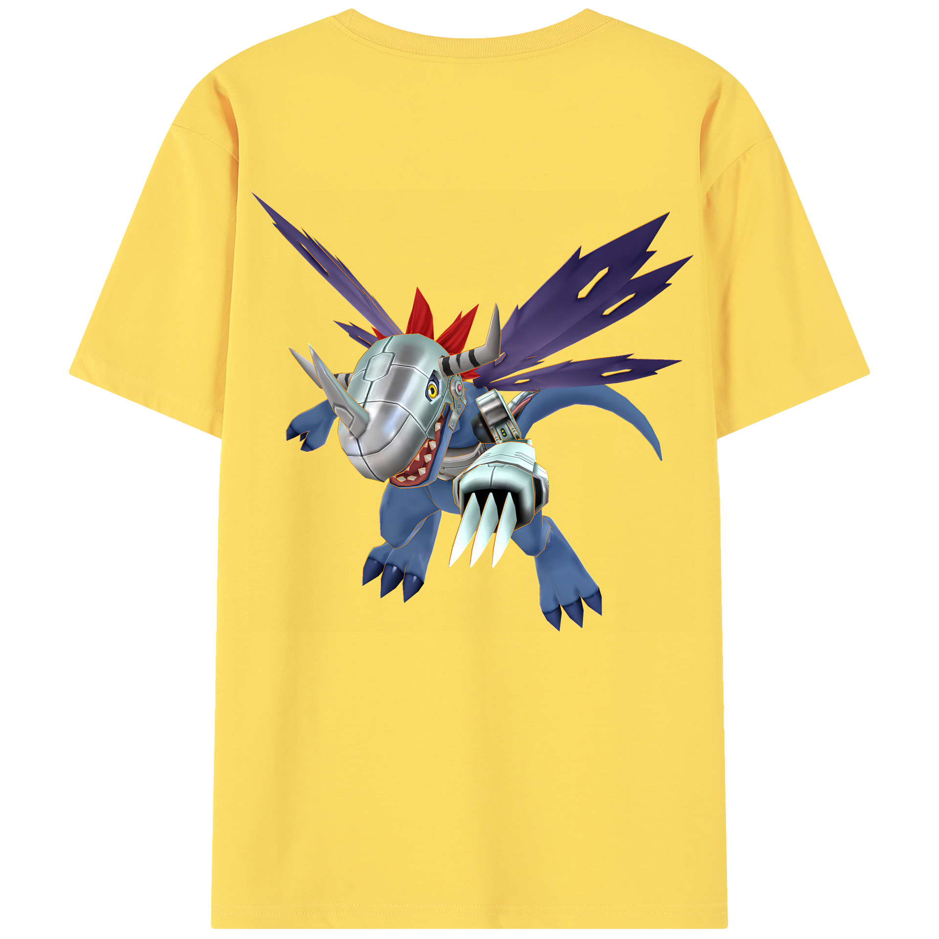 （画像用） Digimon デジタルモンスター/デジモン 綿100％半袖Tシャツ（背面プリント）