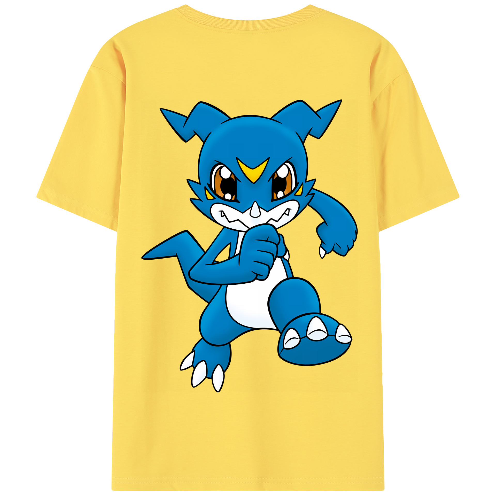 （画像用） Digimon デジタルモンスター/デジモン 綿100％半袖Tシャツ（背面プリント）