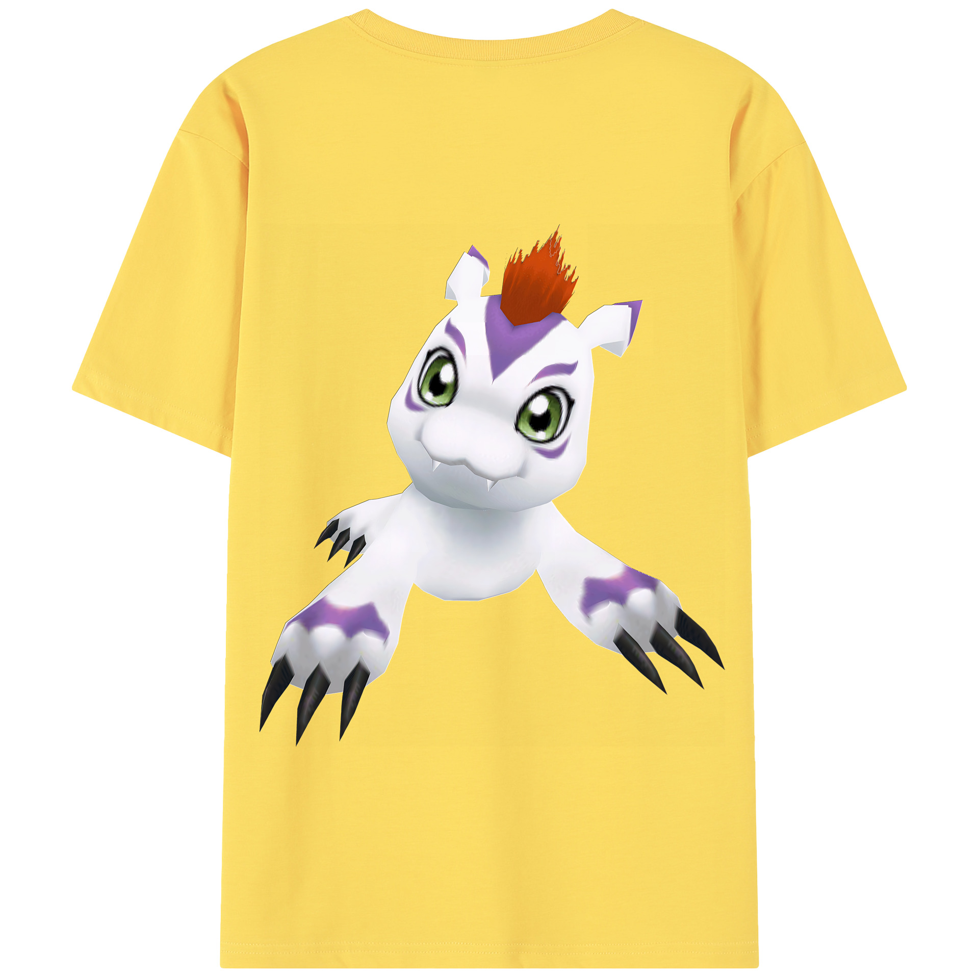 （画像用） Digimon デジタルモンスター/デジモン 綿100％半袖Tシャツ（背面プリント）