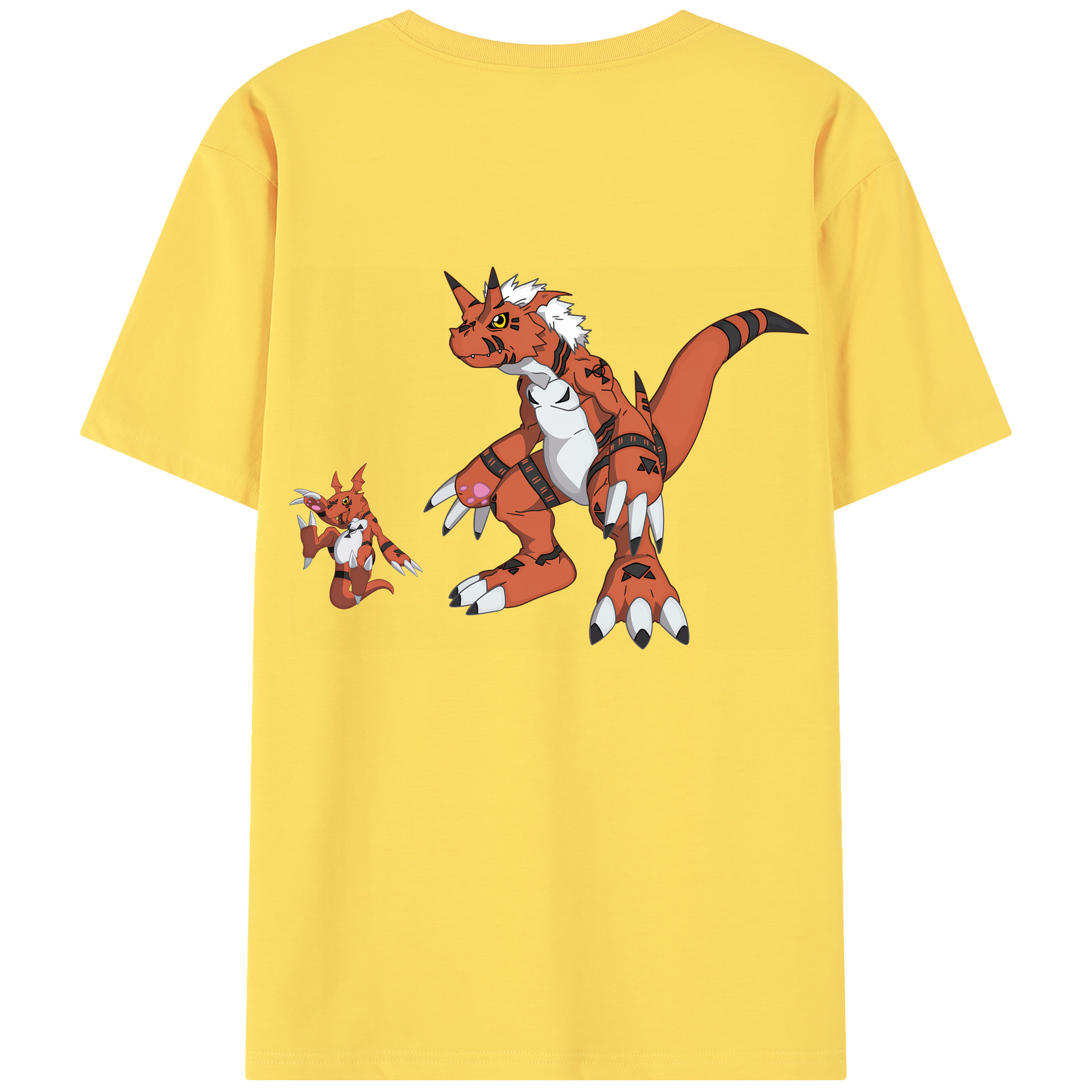 （画像用） Digimon デジタルモンスター/デジモン 綿100％半袖Tシャツ（背面プリント）