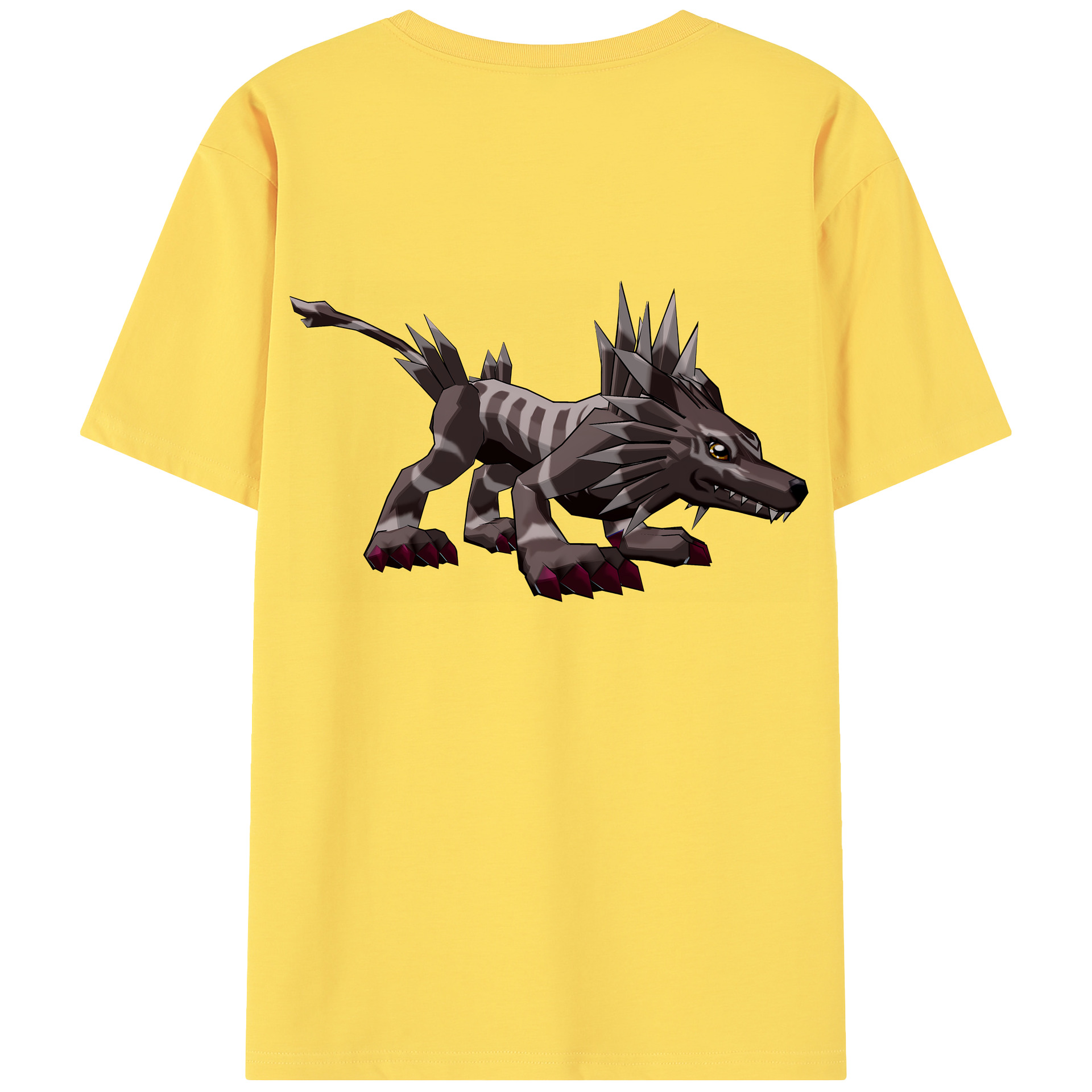 （画像用） Digimon デジタルモンスター/デジモン 綿100％半袖Tシャツ（背面プリント）