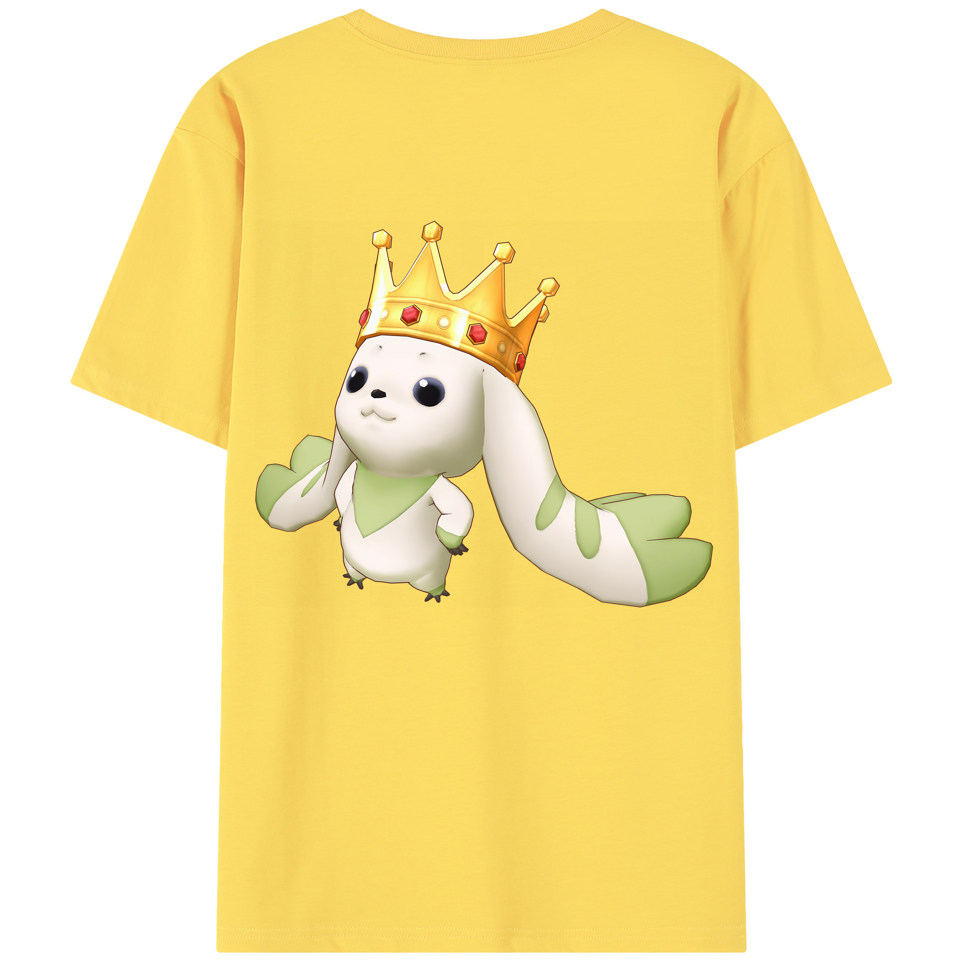 （画像用） Digimon デジタルモンスター/デジモン 綿100％半袖Tシャツ（背面プリント）