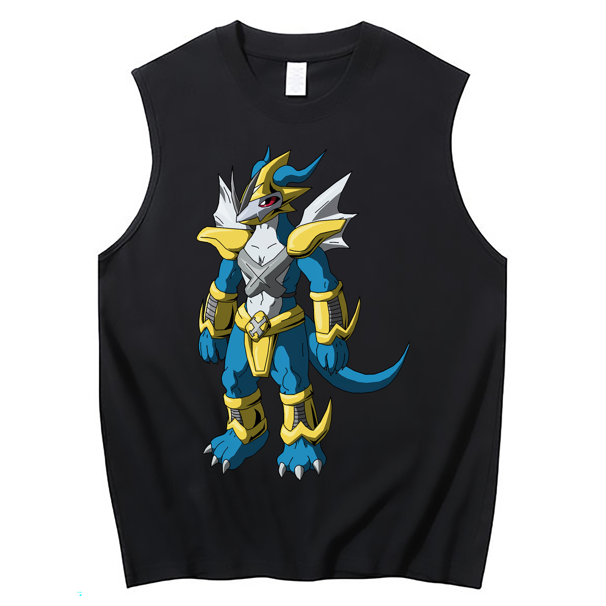 （画像用） Digimon デジタルモンスター/デジモン コットン100％タンクトップ（フロントプリント）