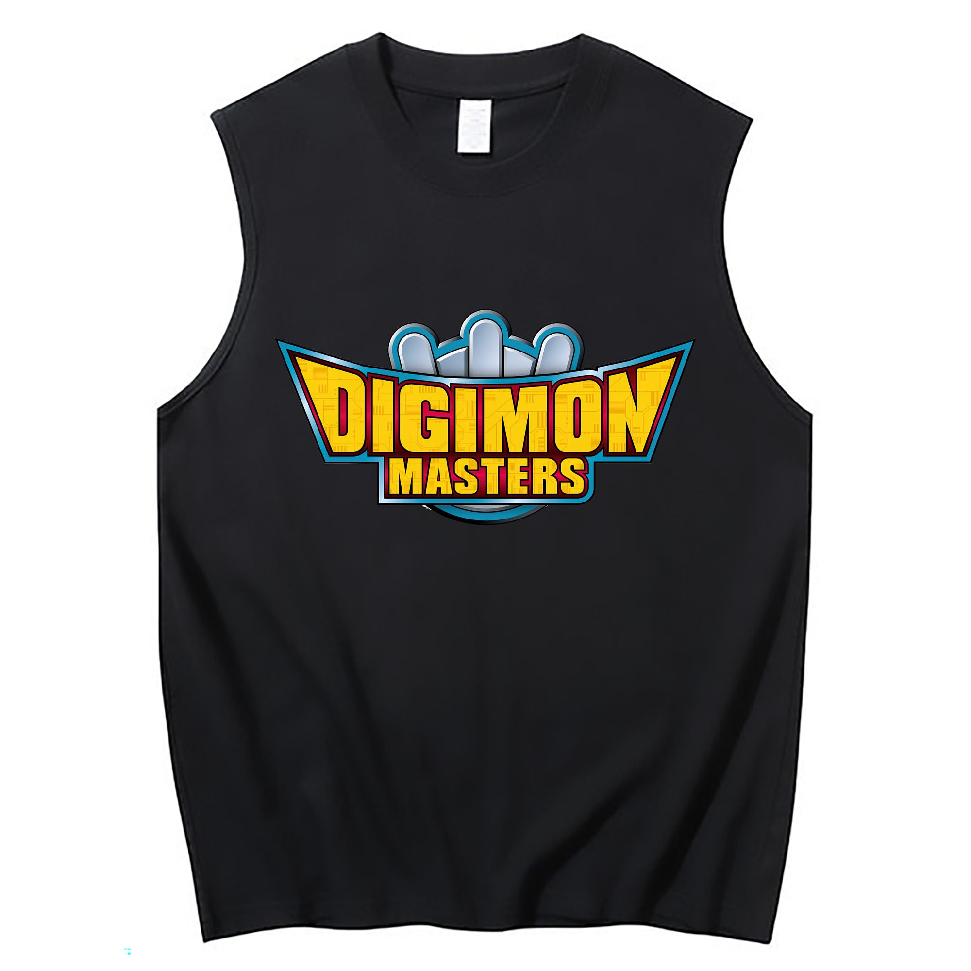 （画像用） Digimon デジタルモンスター/デジモン コットン100％タンクトップ（フロントプリント）