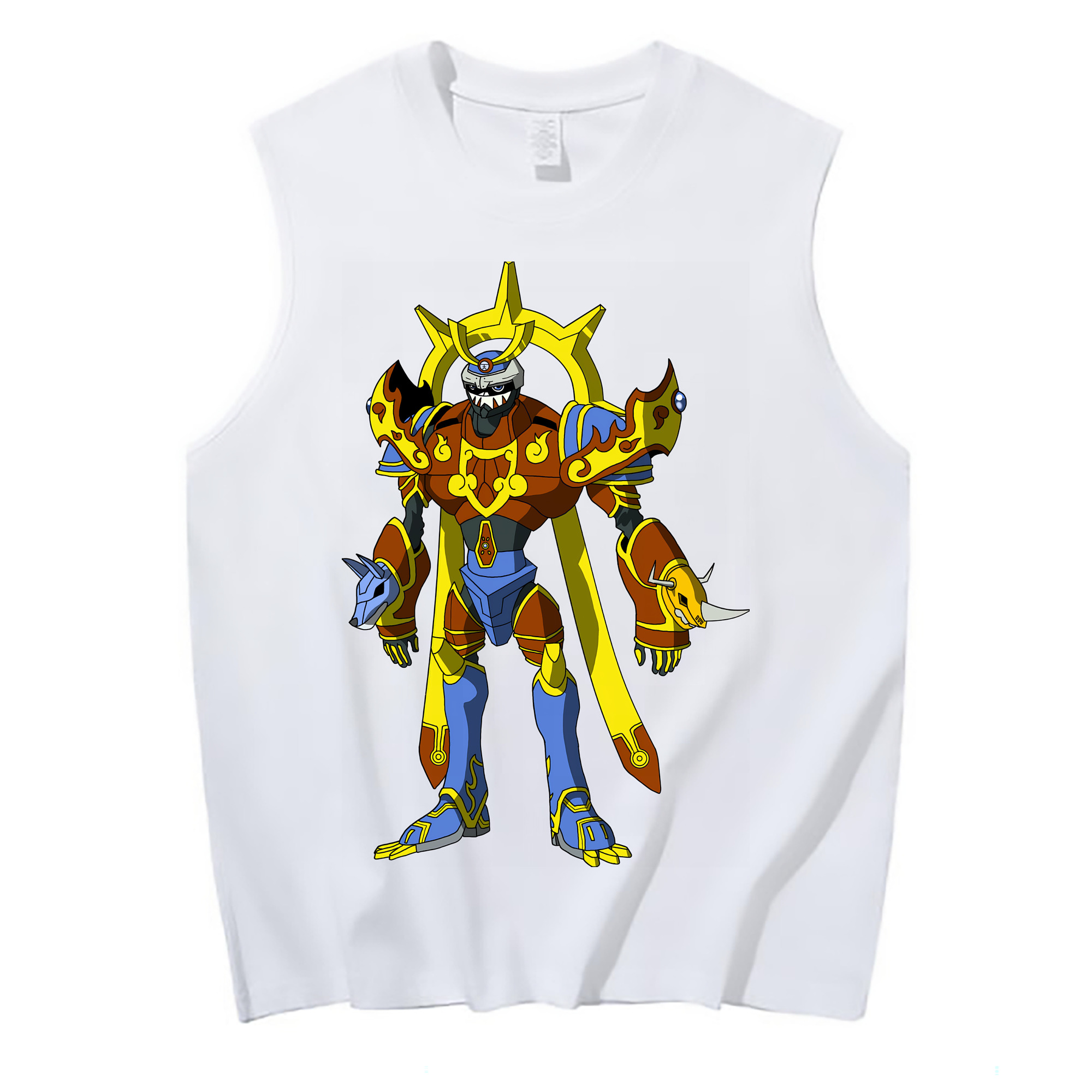 （画像用） Digimon デジタルモンスター/デジモン コットン100％タンクトップ（フロントプリント）