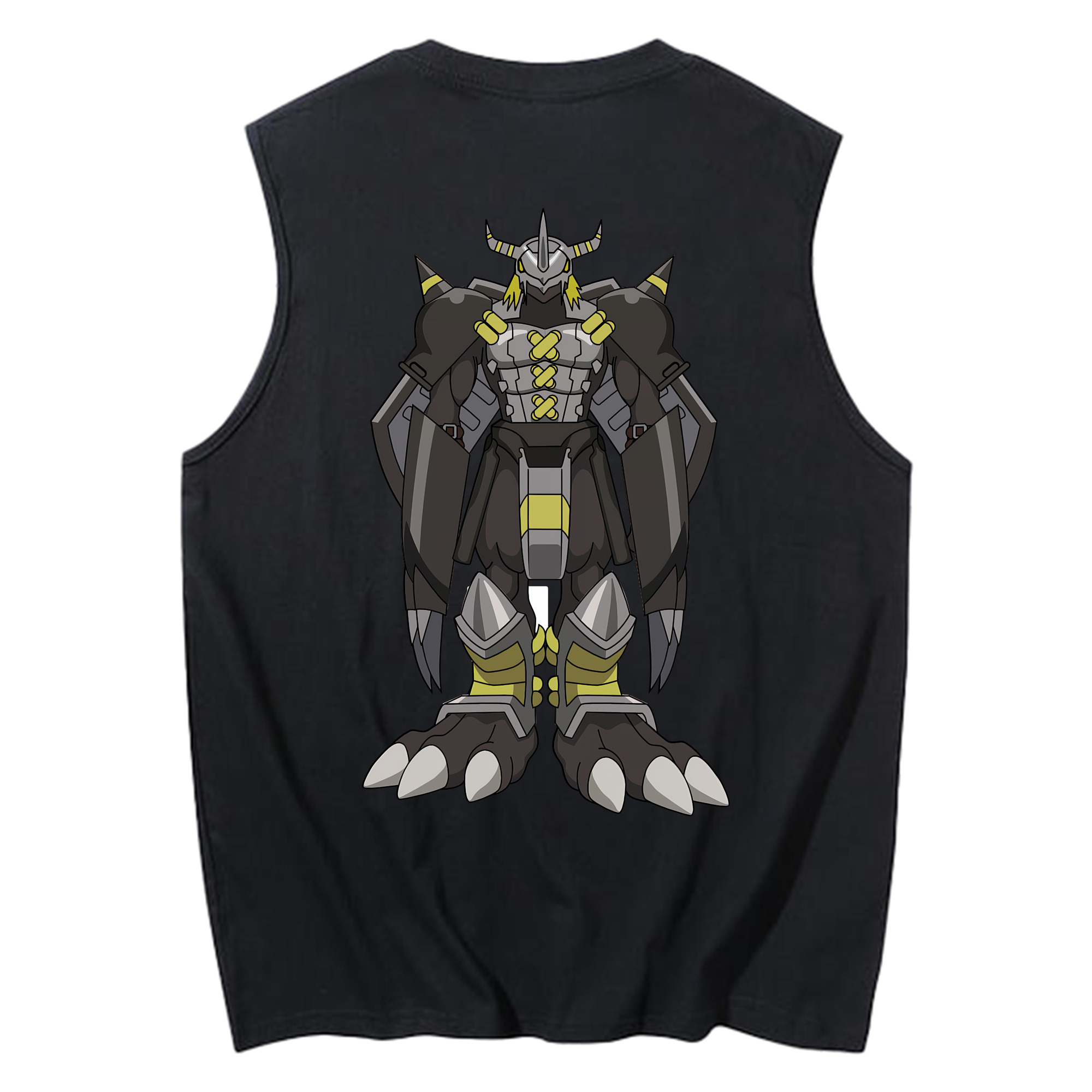 （画像用） Digimon デジタルモンスター/デジモン コットン100％タンクトップ（背面プリント）