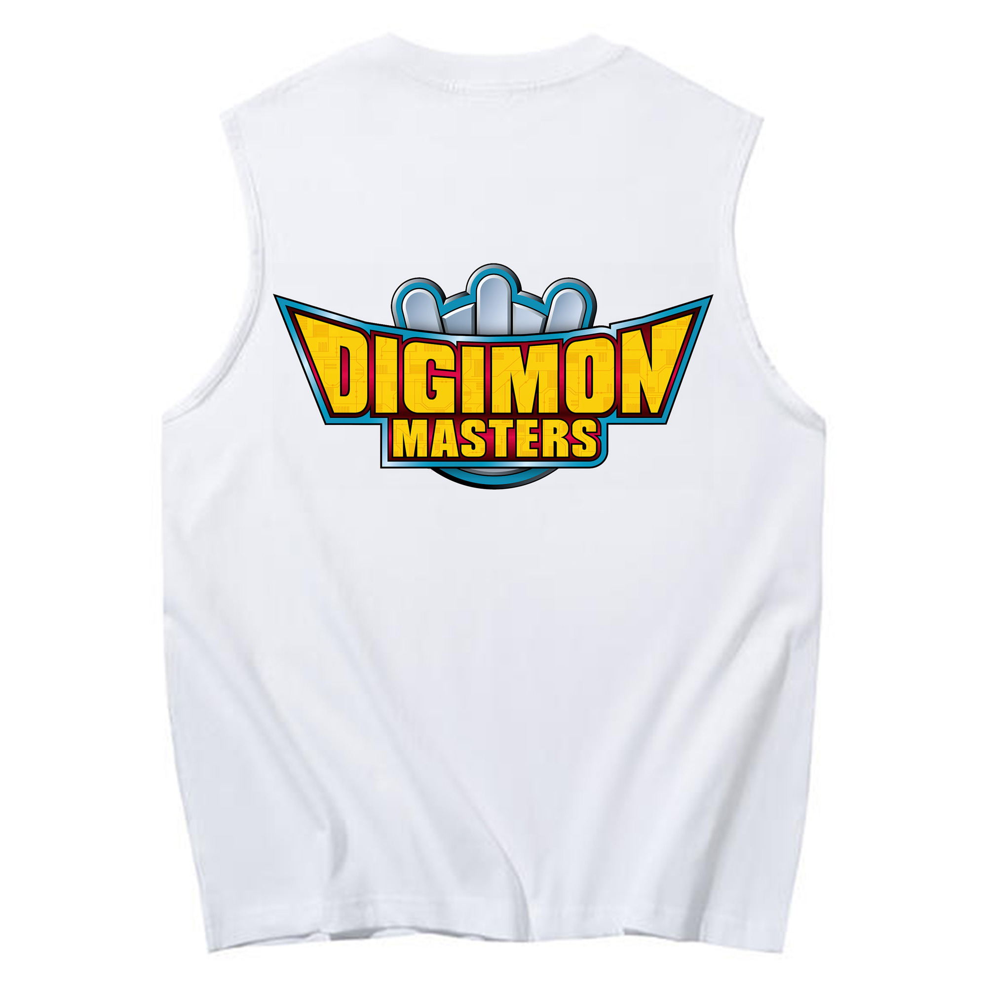 （画像用） Digimon デジタルモンスター/デジモン コットン100％タンクトップ（背面プリント）