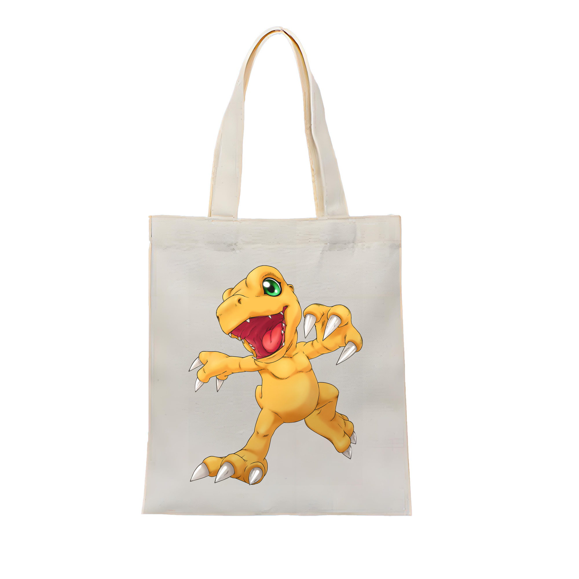 （画像用） Digimon デジタルモンスター/デジモン 縦型キャンバス生地手提げバッグ　トートバッグ