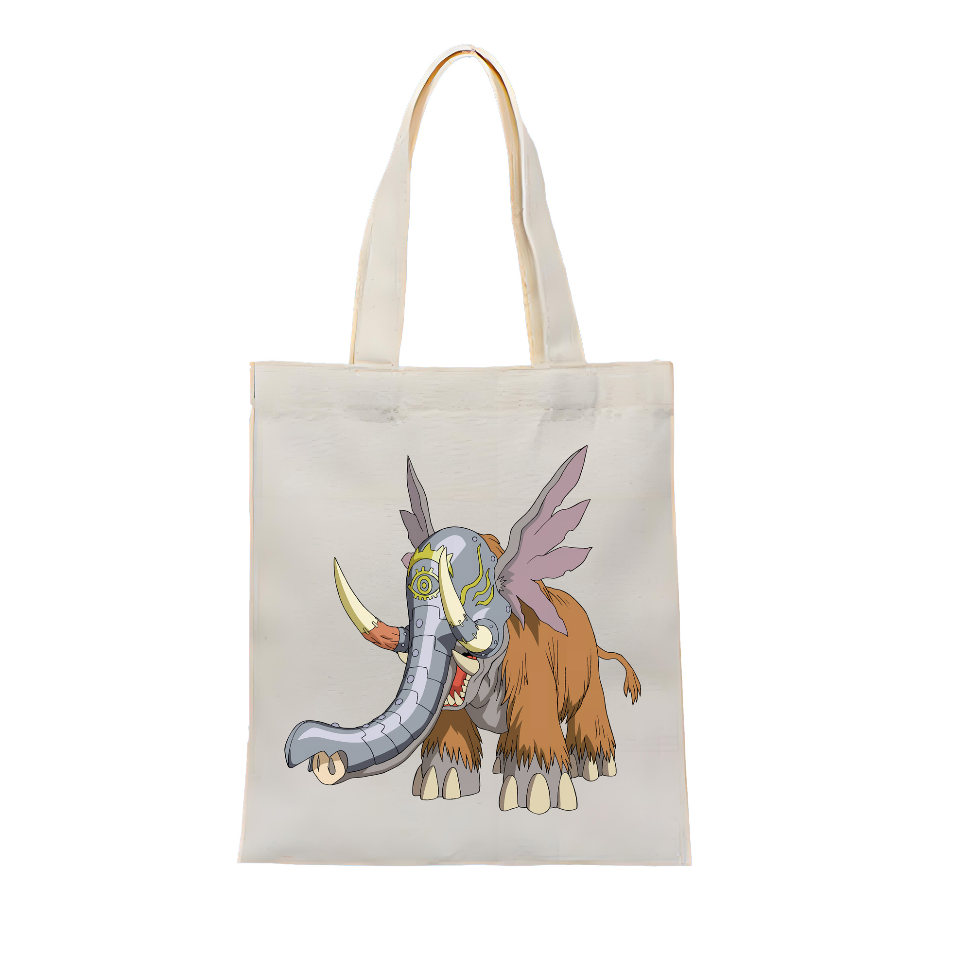 （画像用） Digimon デジタルモンスター/デジモン 縦型キャンバス生地手提げバッグ　トートバッグ