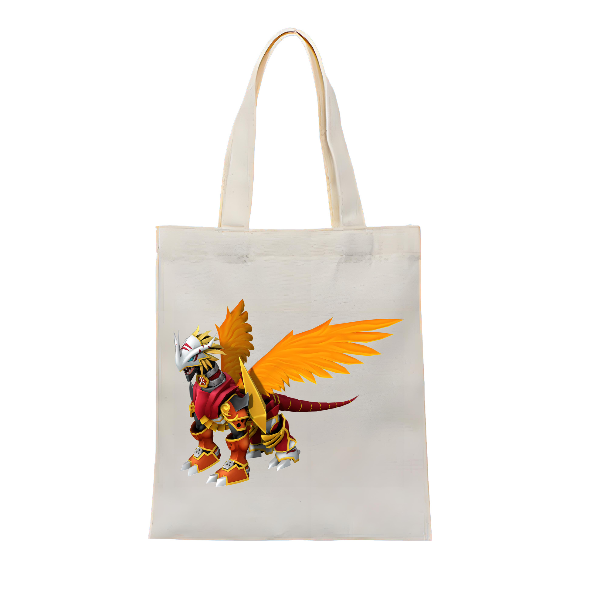 （画像用） Digimon デジタルモンスター/デジモン 縦型キャンバス生地手提げバッグ　トートバッグ
