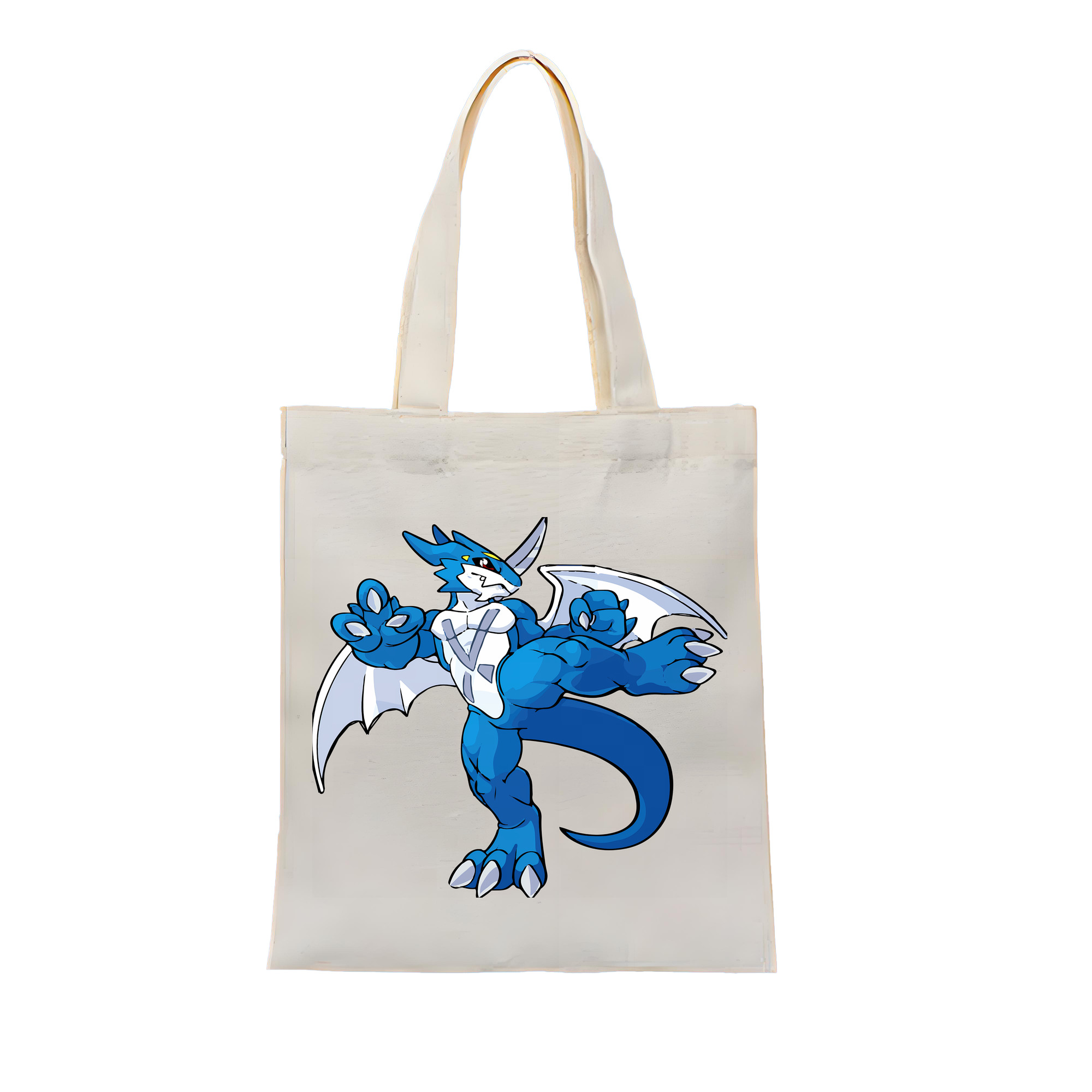 （画像用） Digimon デジタルモンスター/デジモン 縦型キャンバス生地手提げバッグ　トートバッグ
