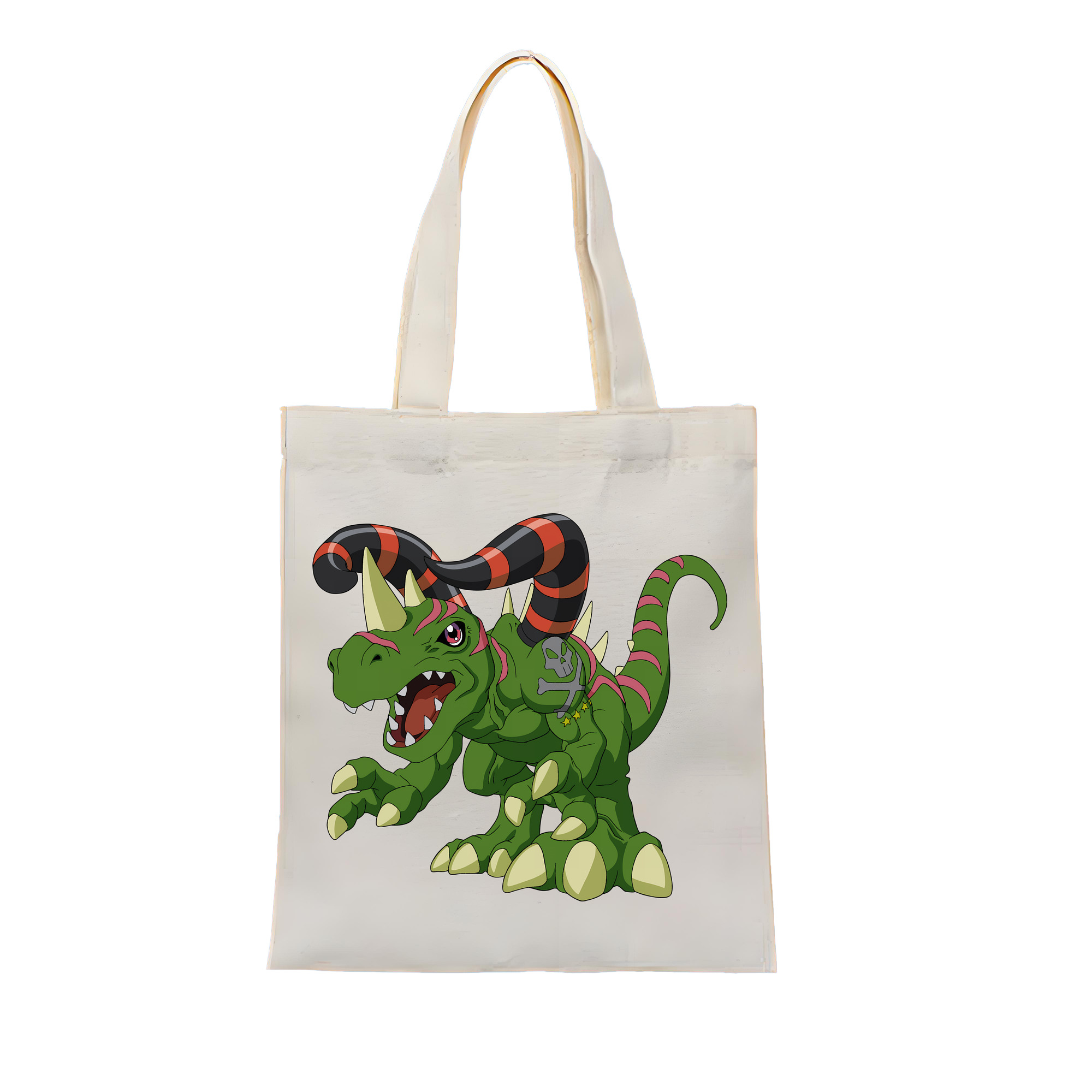 （画像用） Digimon デジタルモンスター/デジモン 縦型キャンバス生地手提げバッグ　トートバッグ