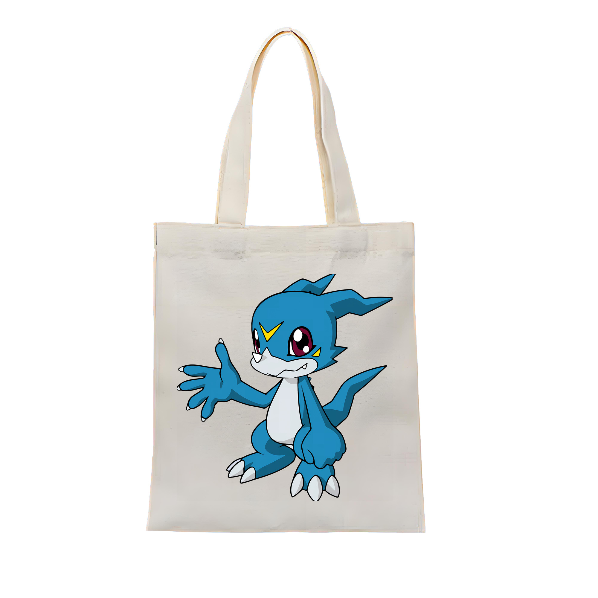 （画像用） Digimon デジタルモンスター/デジモン 縦型キャンバス生地手提げバッグ　トートバッグ