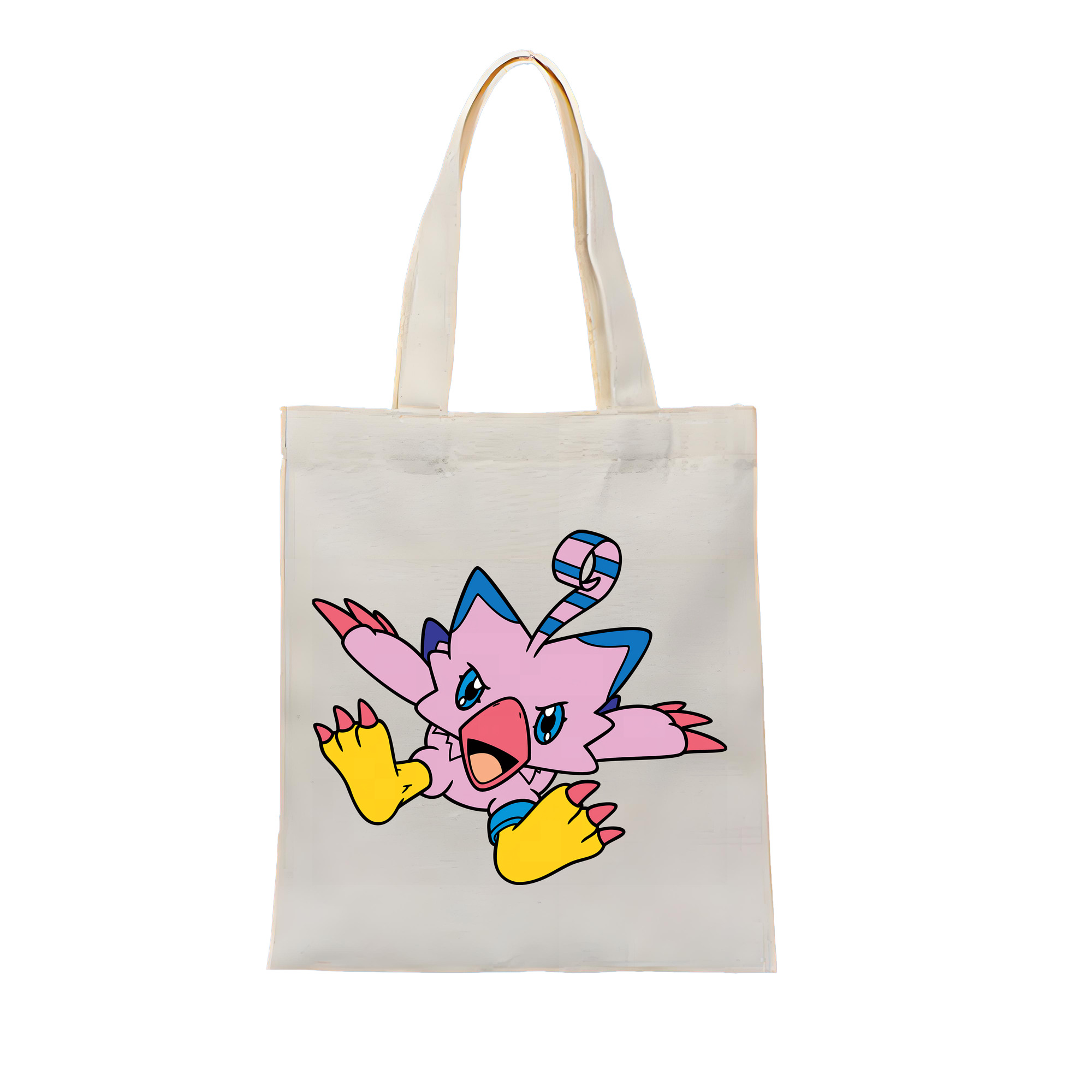 （画像用） Digimon デジタルモンスター/デジモン 縦型キャンバス生地手提げバッグ　トートバッグ