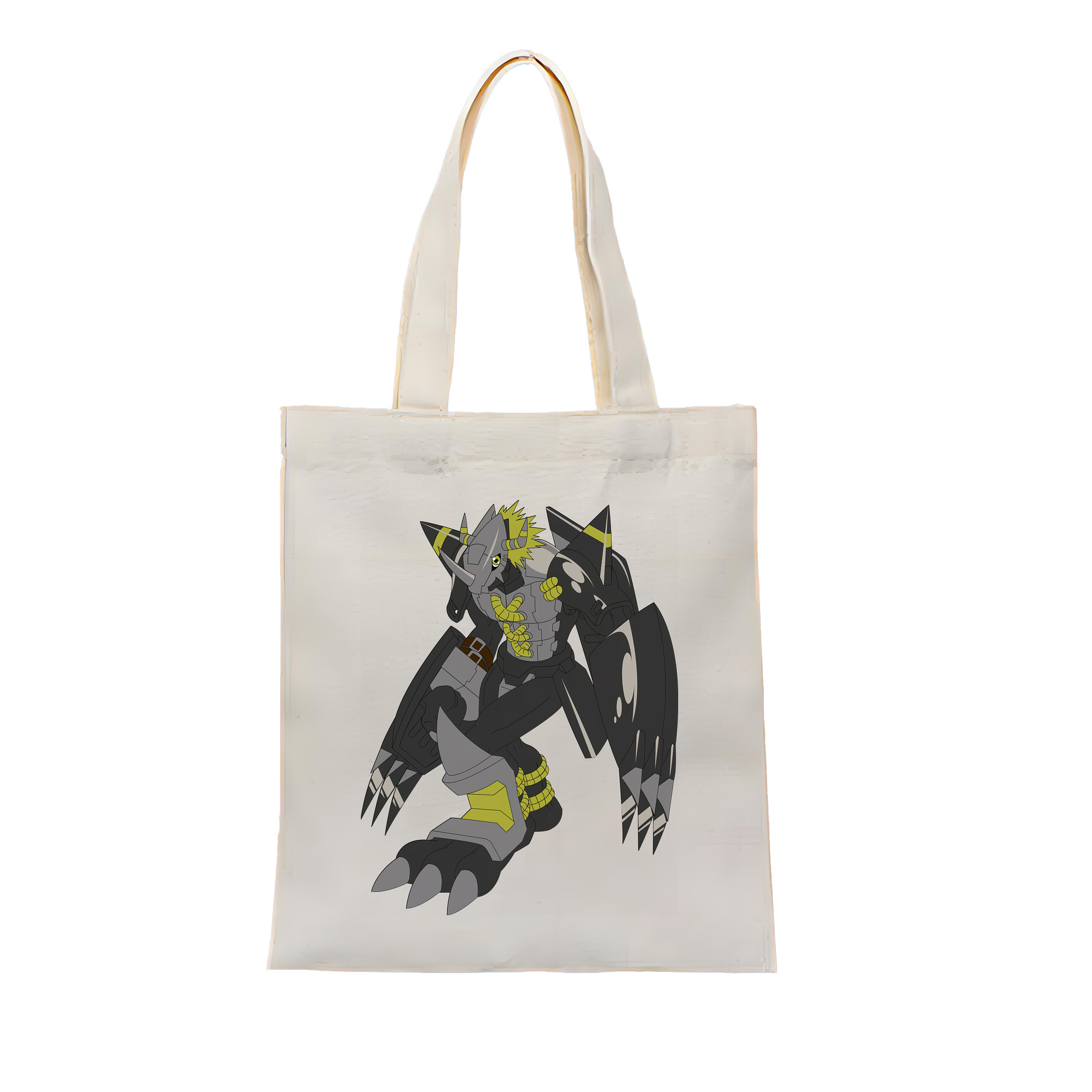 （画像用） Digimon デジタルモンスター/デジモン 縦型キャンバス生地手提げバッグ　トートバッグ