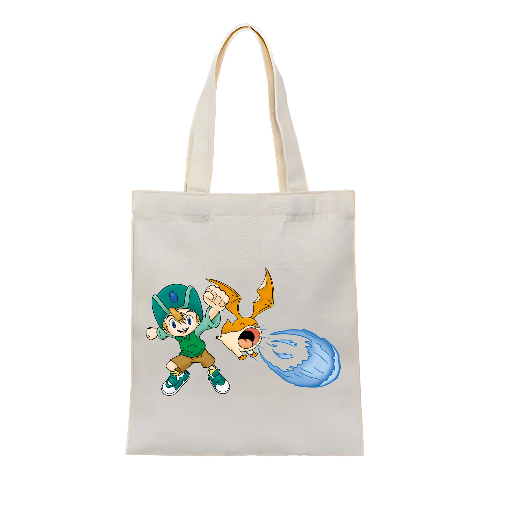 （画像用） Digimon デジタルモンスター/デジモン 縦型キャンバス生地手提げバッグ　トートバッグ