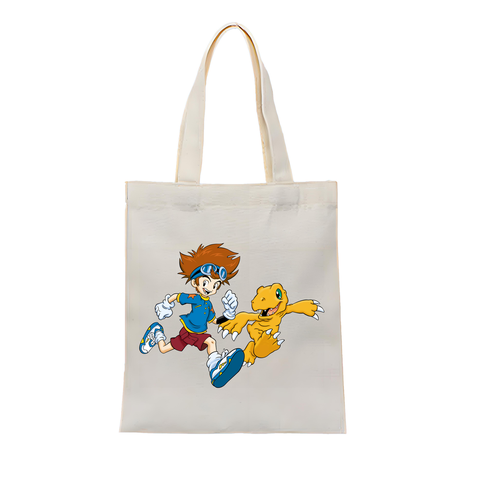 （画像用） Digimon デジタルモンスター/デジモン 縦型キャンバス生地手提げバッグ　トートバッグ
