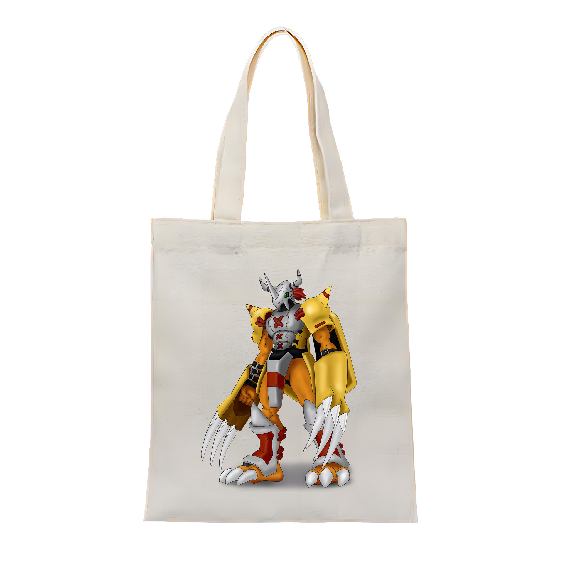 （画像用） Digimon デジタルモンスター/デジモン 縦型キャンバス生地手提げバッグ　トートバッグ