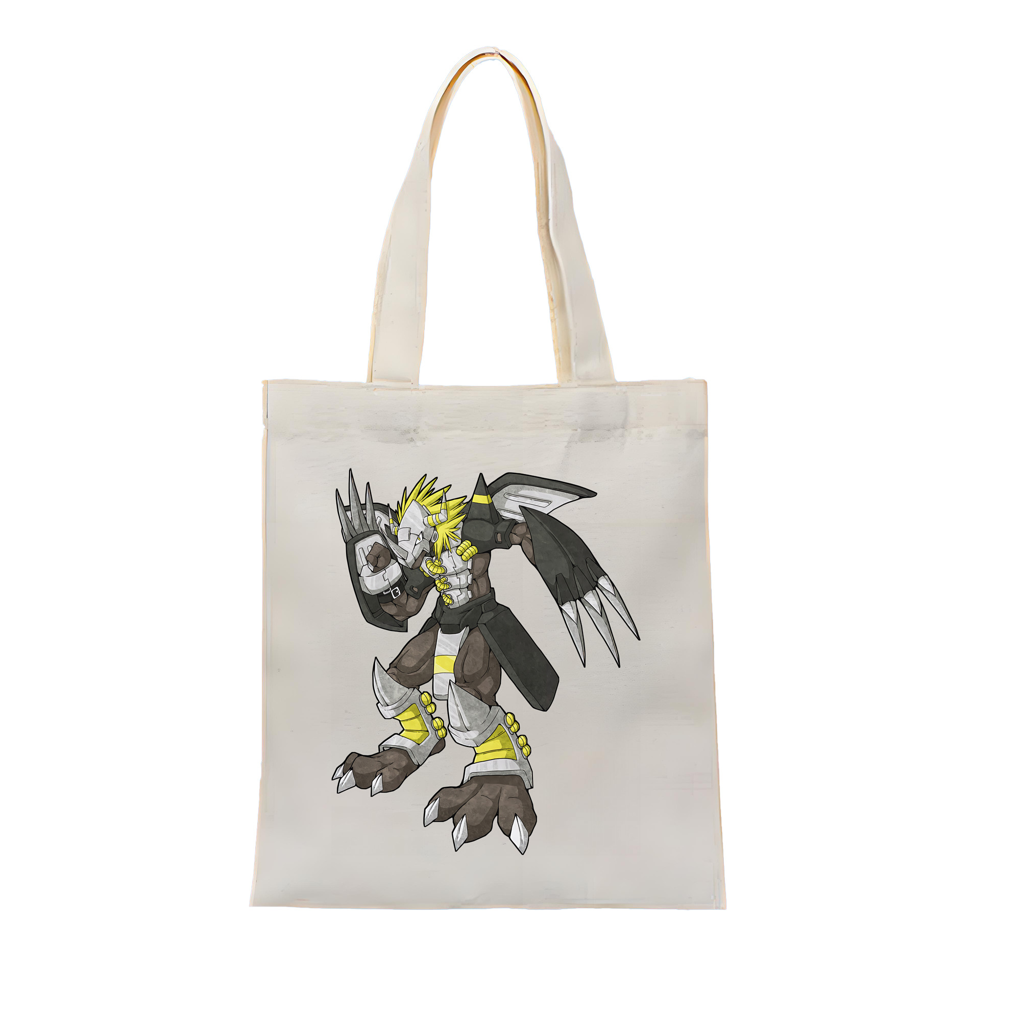 （画像用） Digimon デジタルモンスター/デジモン 縦型キャンバス生地手提げバッグ　トートバッグ