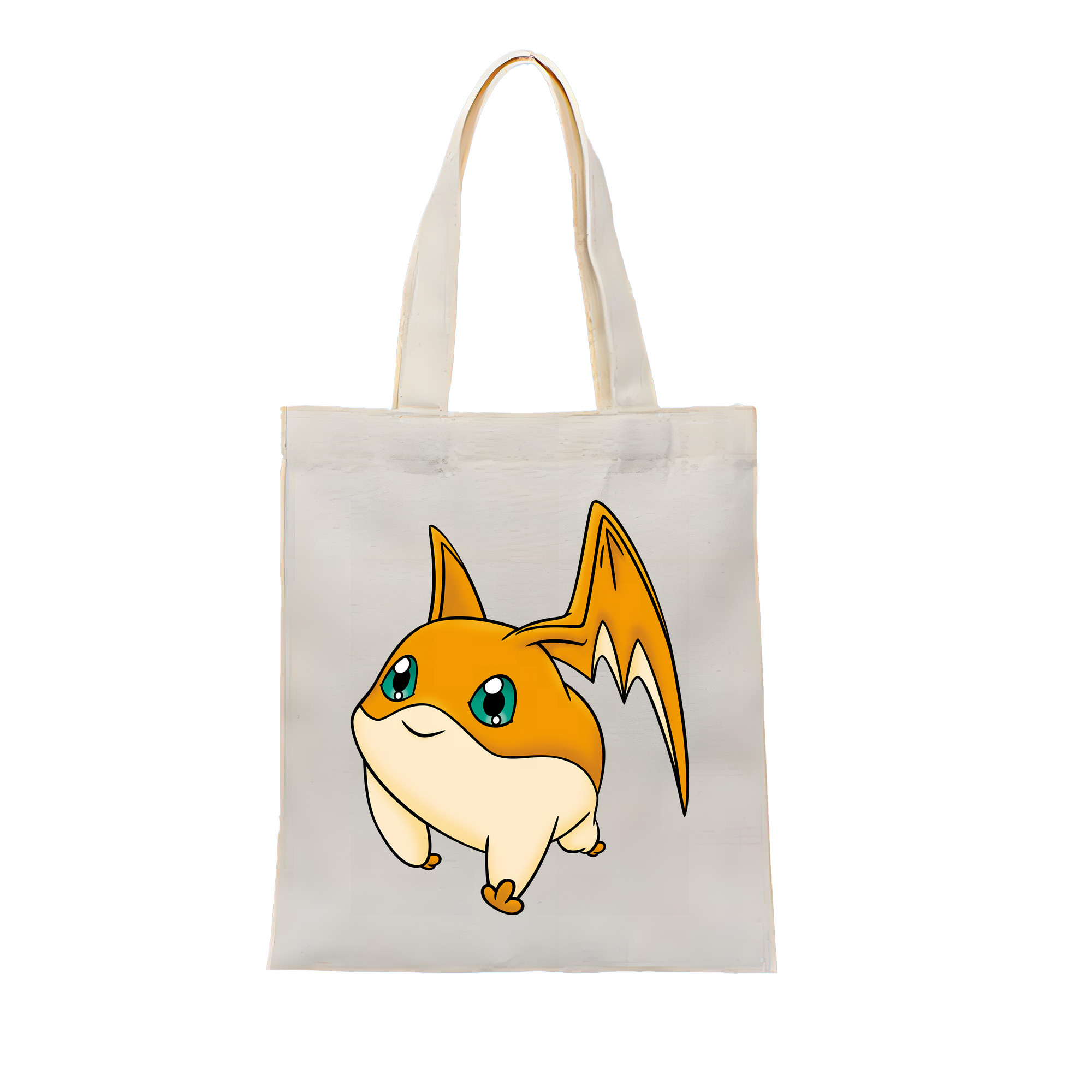 （画像用） Digimon デジタルモンスター/デジモン 縦型キャンバス生地手提げバッグ　トートバッグ