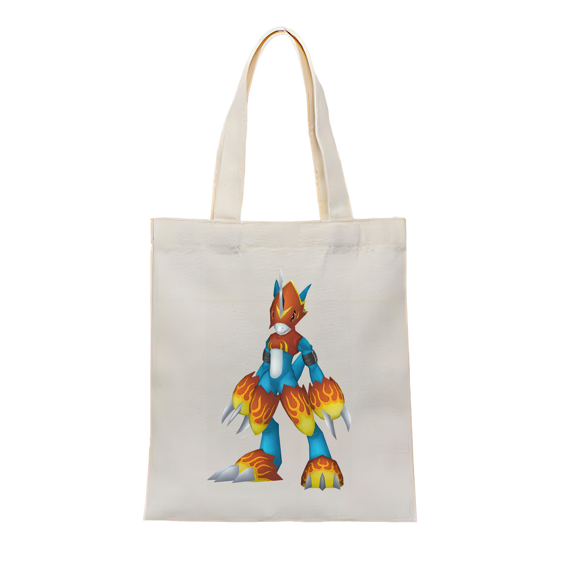 （画像用） Digimon デジタルモンスター/デジモン 縦型キャンバス生地手提げバッグ　トートバッグ