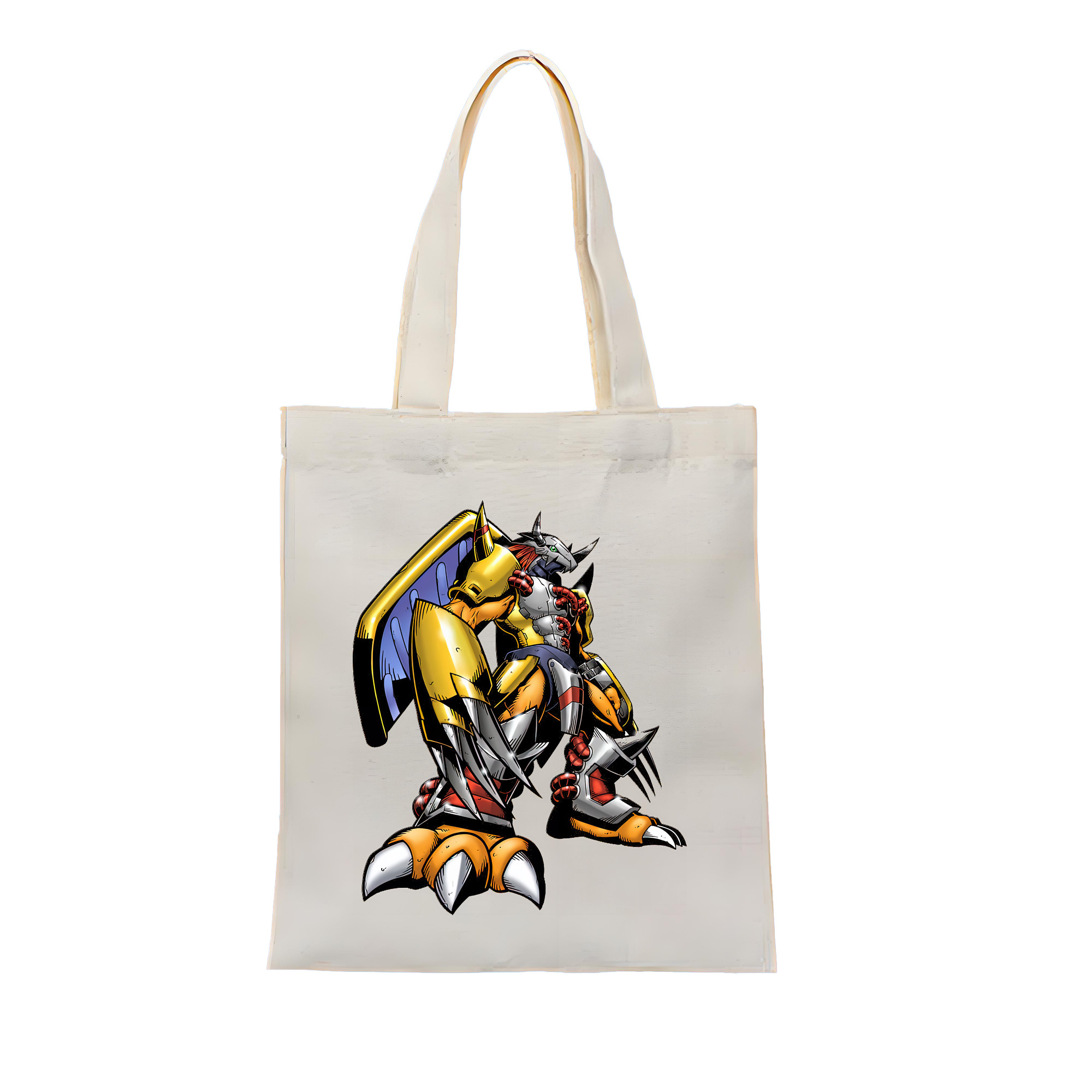 （画像用） Digimon デジタルモンスター/デジモン 縦型キャンバス生地手提げバッグ　トートバッグ