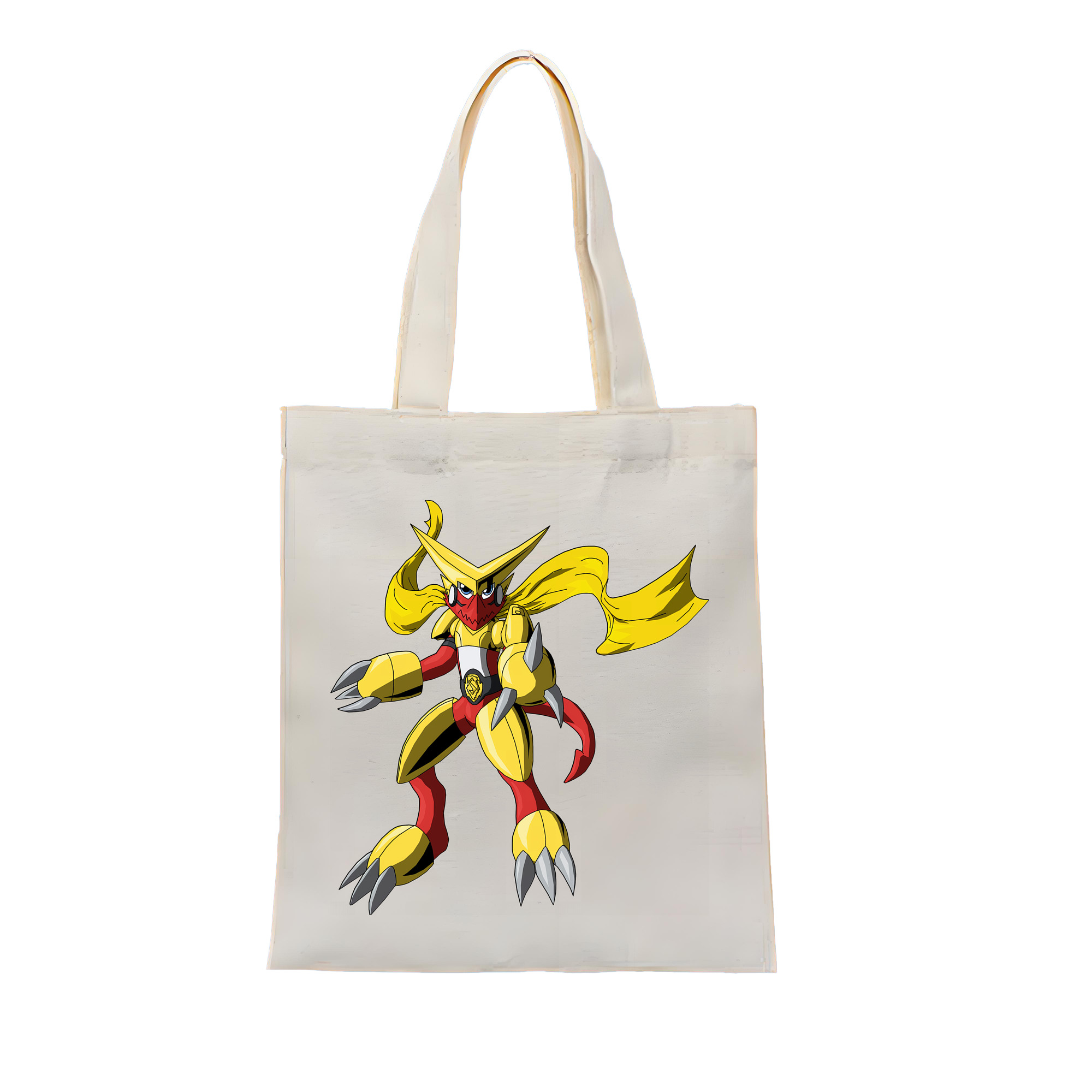 （画像用） Digimon デジタルモンスター/デジモン 縦型キャンバス生地手提げバッグ　トートバッグ