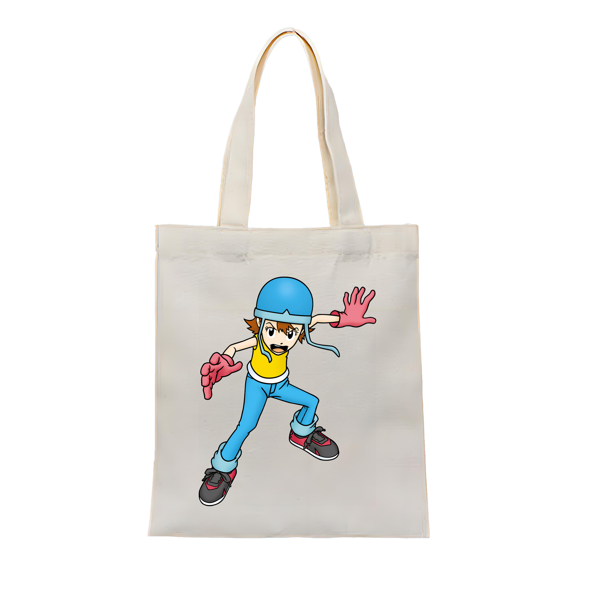 （画像用） Digimon デジタルモンスター/デジモン 縦型キャンバス生地手提げバッグ　トートバッグ